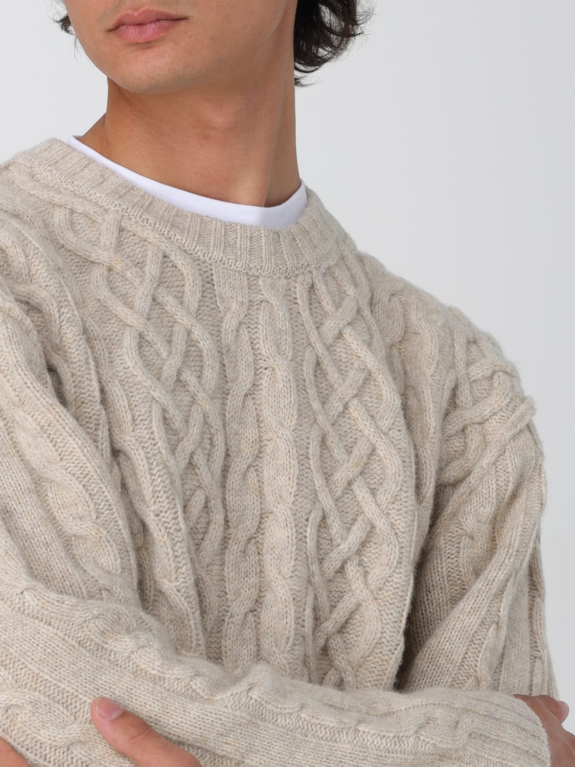 MOSCHINO COUTURE SWEATER: Sweater men Moschino Couture, White - Img 5