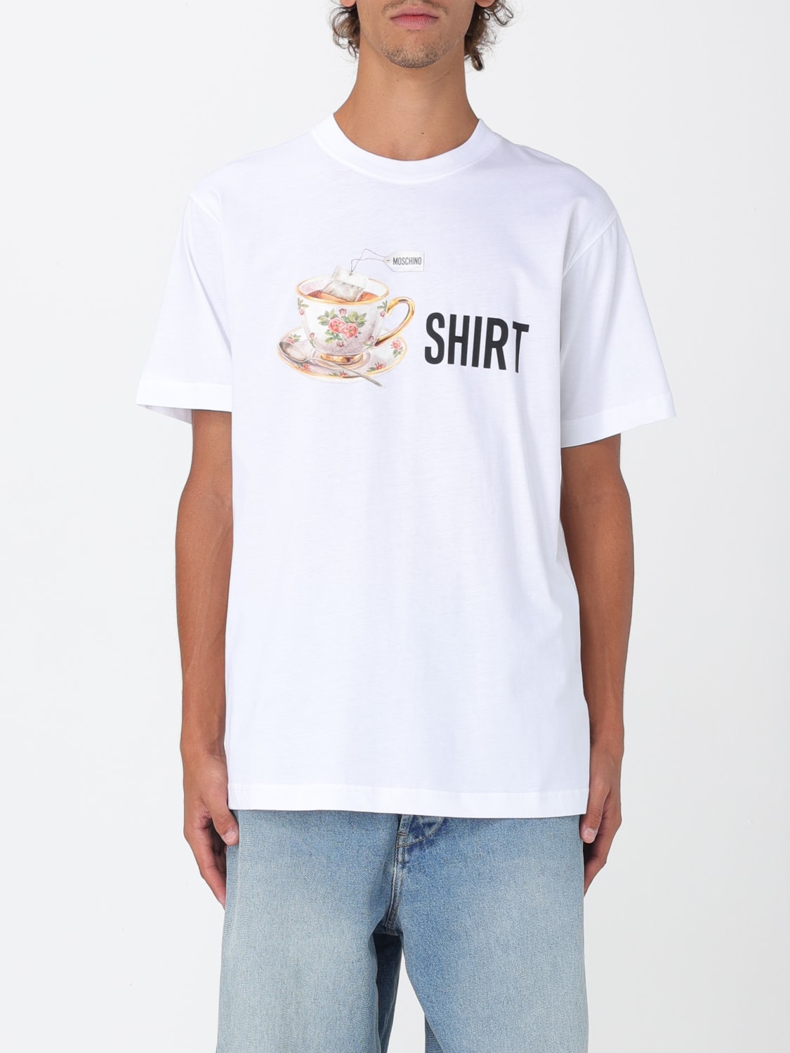 MOSCHINO COUTURE T-SHIRT: T-shirt men Moschino Couture, White - Img 1