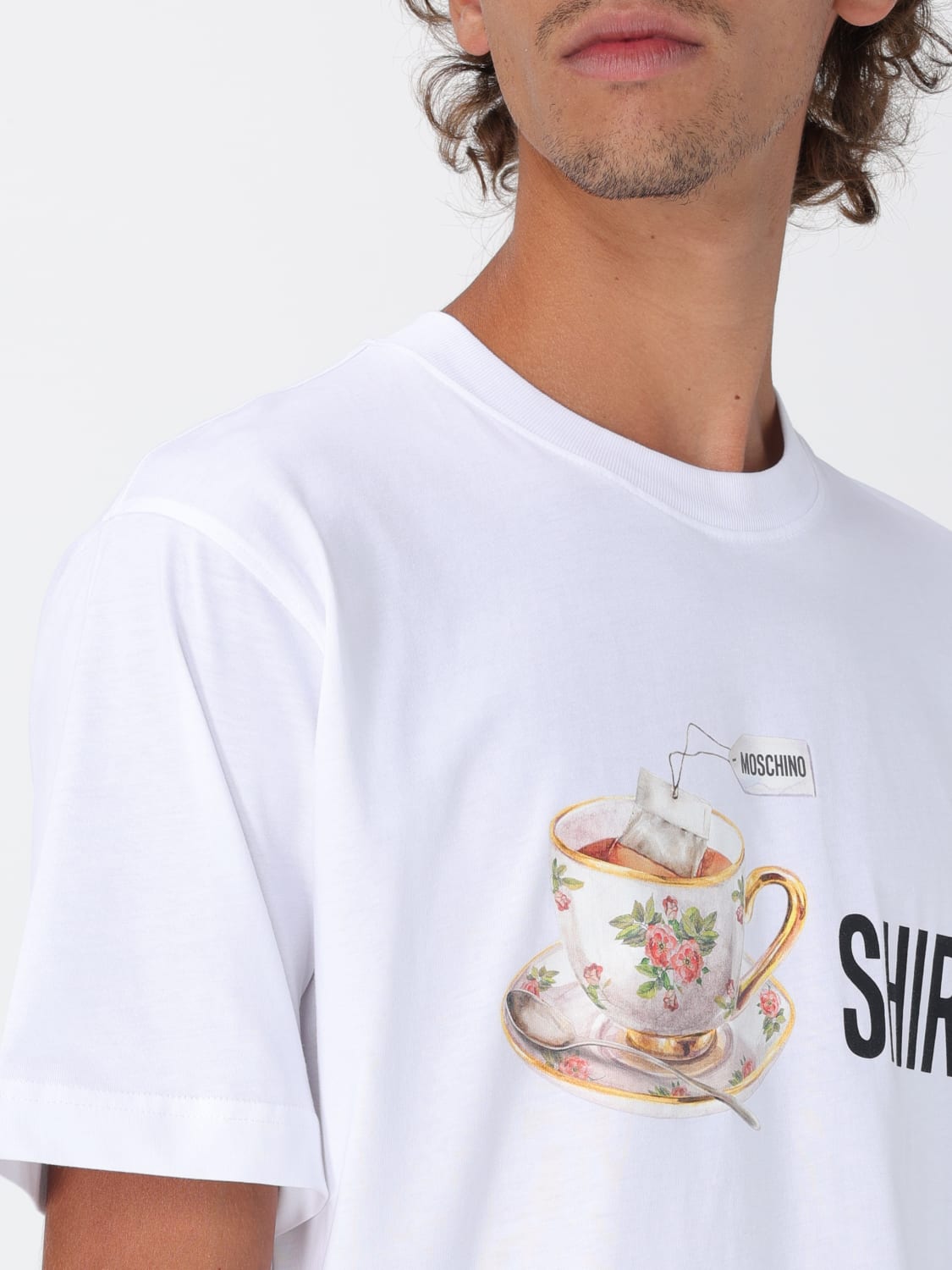 MOSCHINO COUTURE T-SHIRT: T-shirt men Moschino Couture, White - Img 4