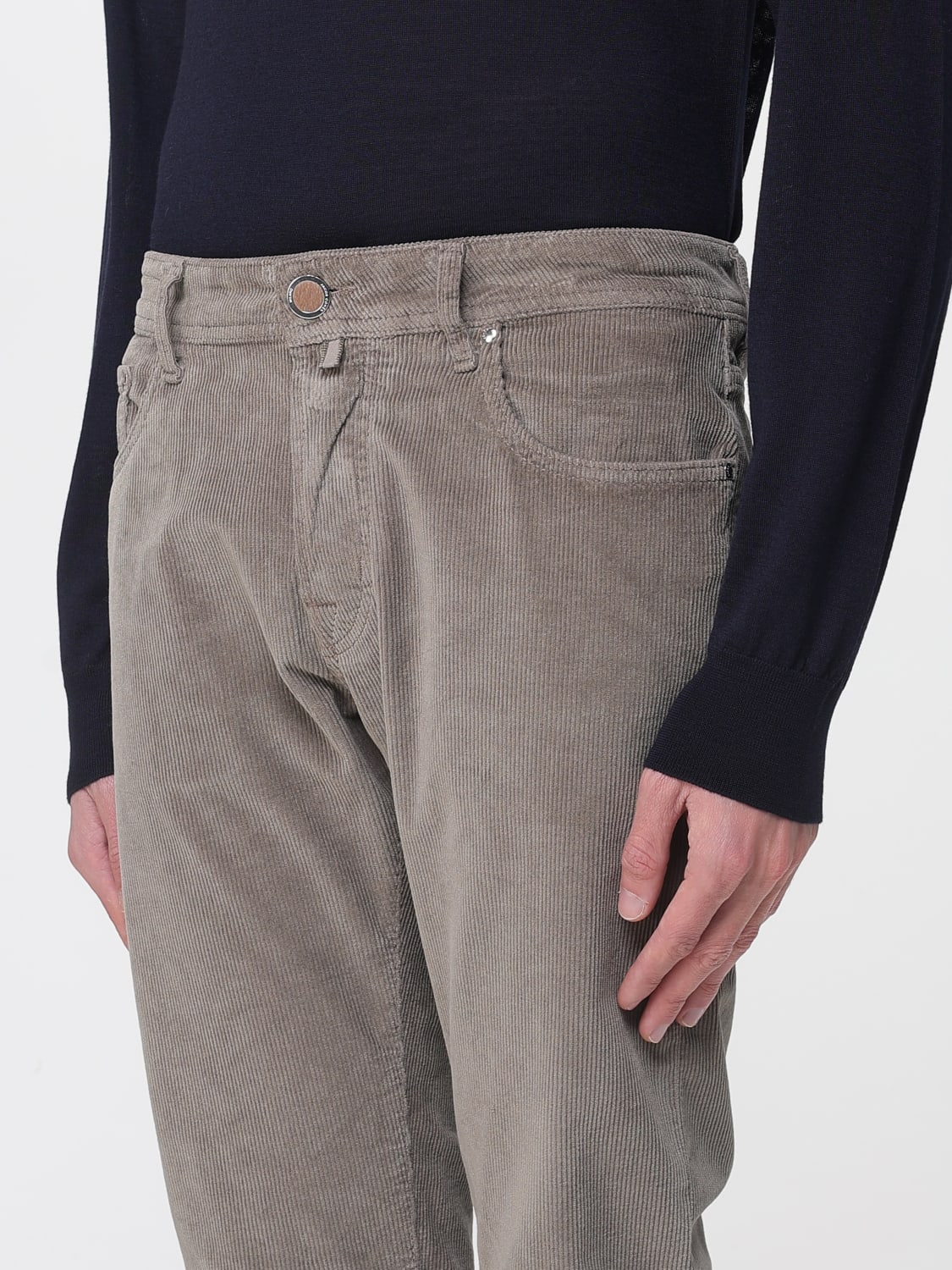 JACOB COHEN PANTS: Jacob Cohen courduroy pants , Grey - Img 3