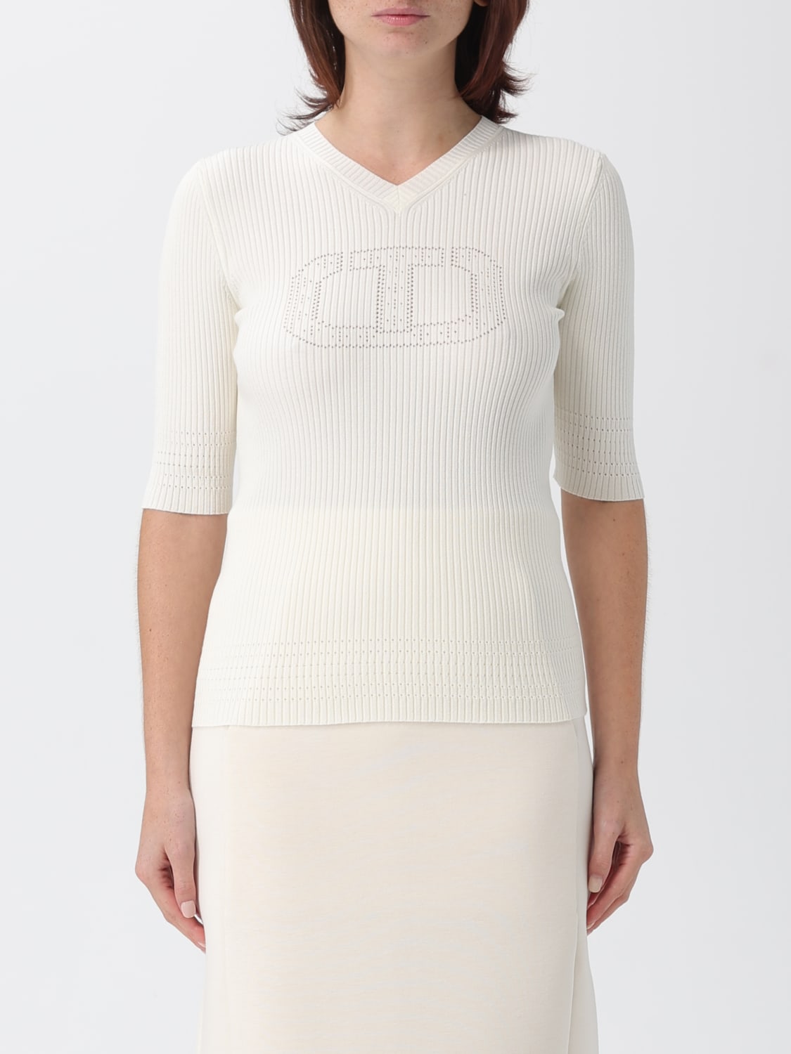 TWINSET TOP: Top mujer Twinset, Blanco - Img 1