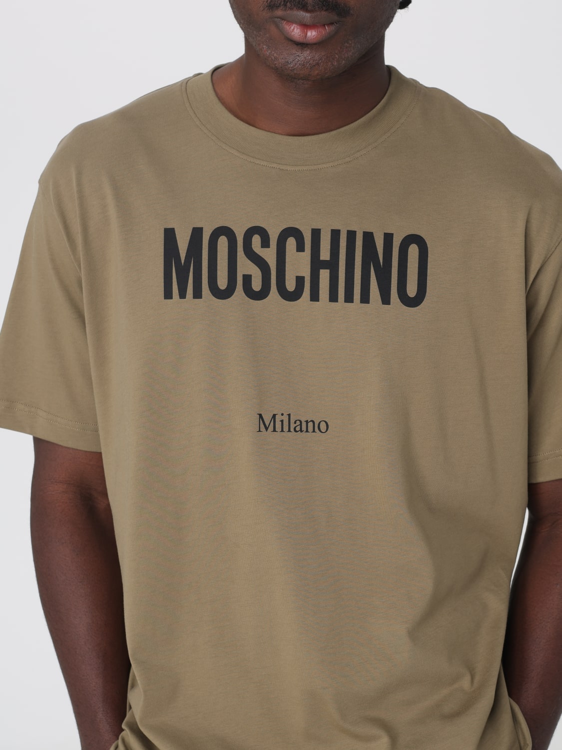 MOSCHINO COUTURE T-SHIRT: T-shirt men Moschino Couture, Green - Img 4