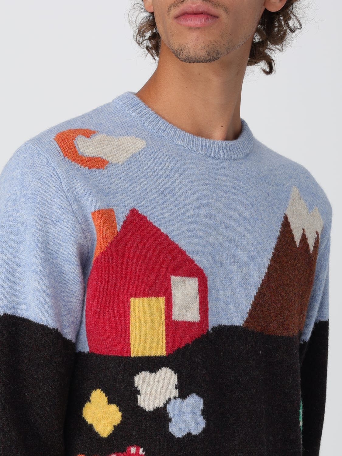 MOSCHINO COUTURE JERSEY: Jersey hombre Moschino Couture, Rojo - Img 5