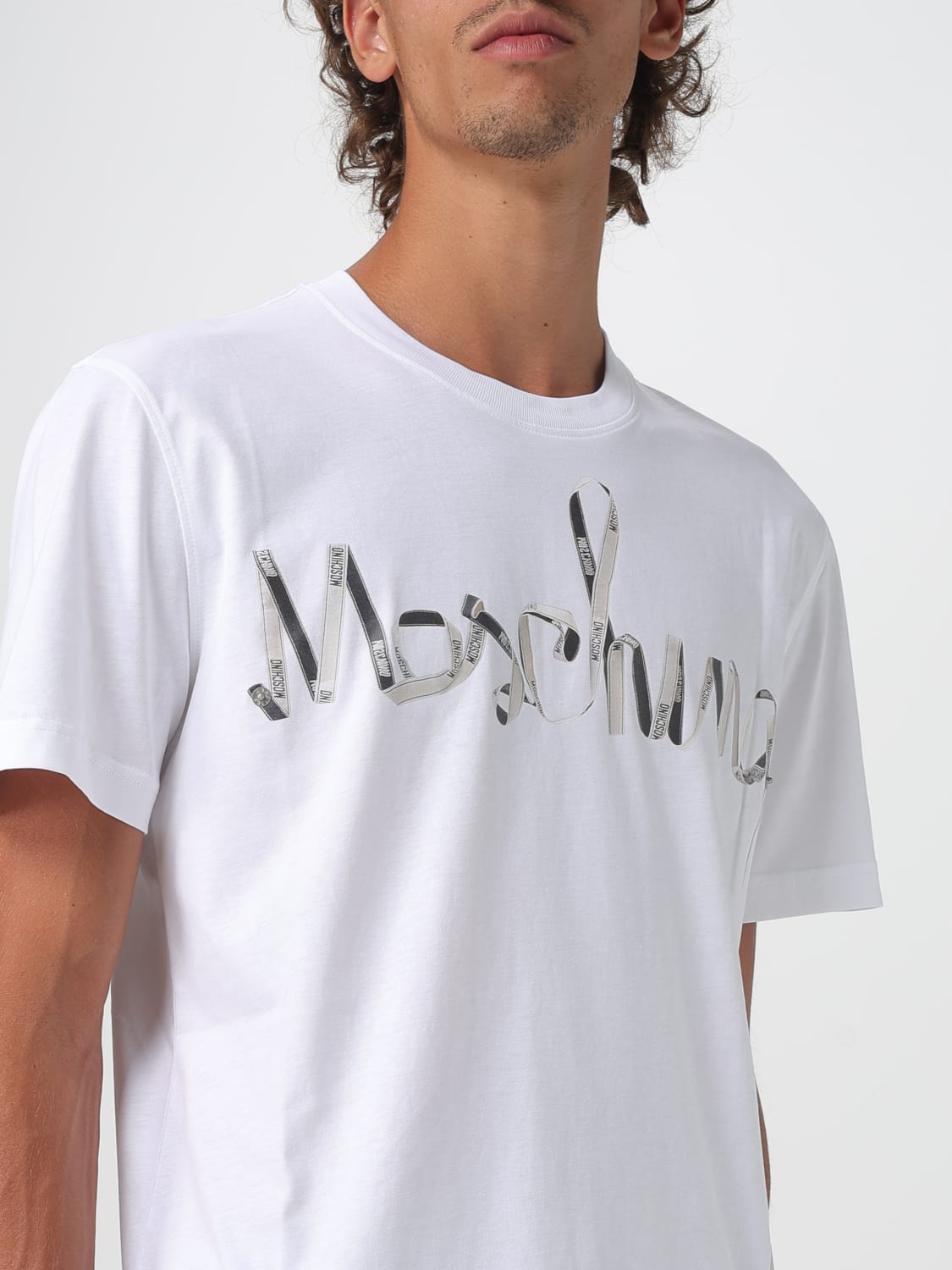 MOSCHINO COUTURE T-SHIRT: T-shirt men Moschino Couture, White - Img 4