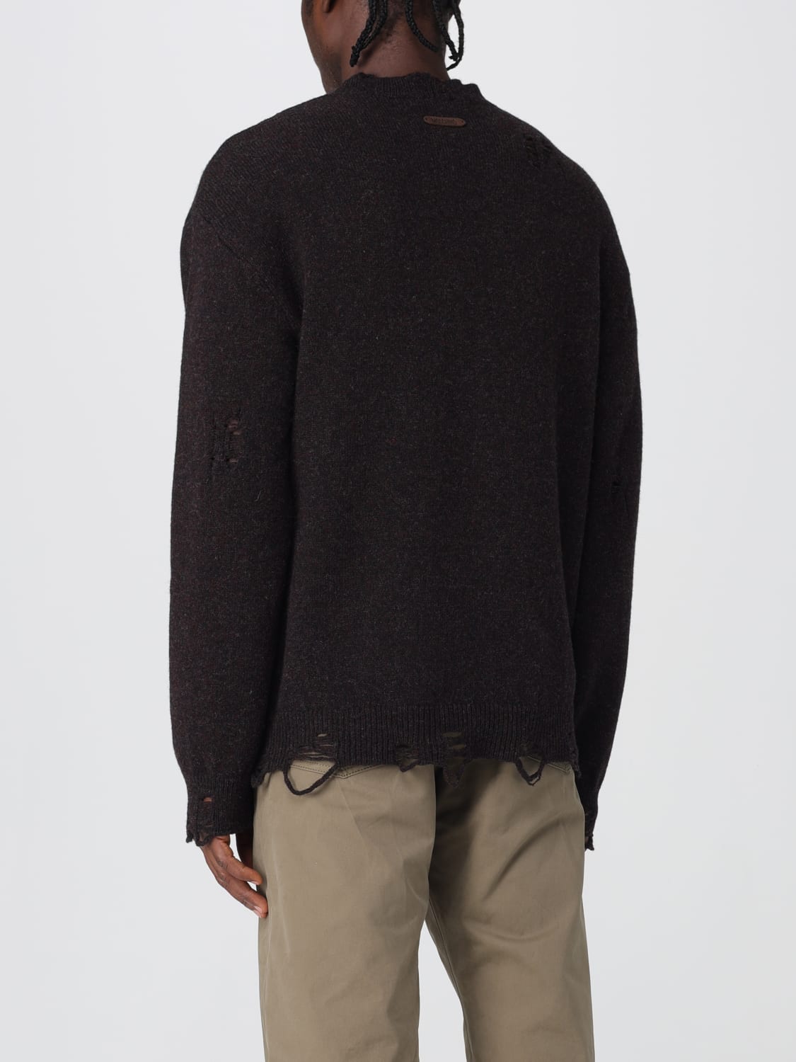MOSCHINO COUTURE SWEATER: Sweater men Moschino Couture, Brown - Img 3