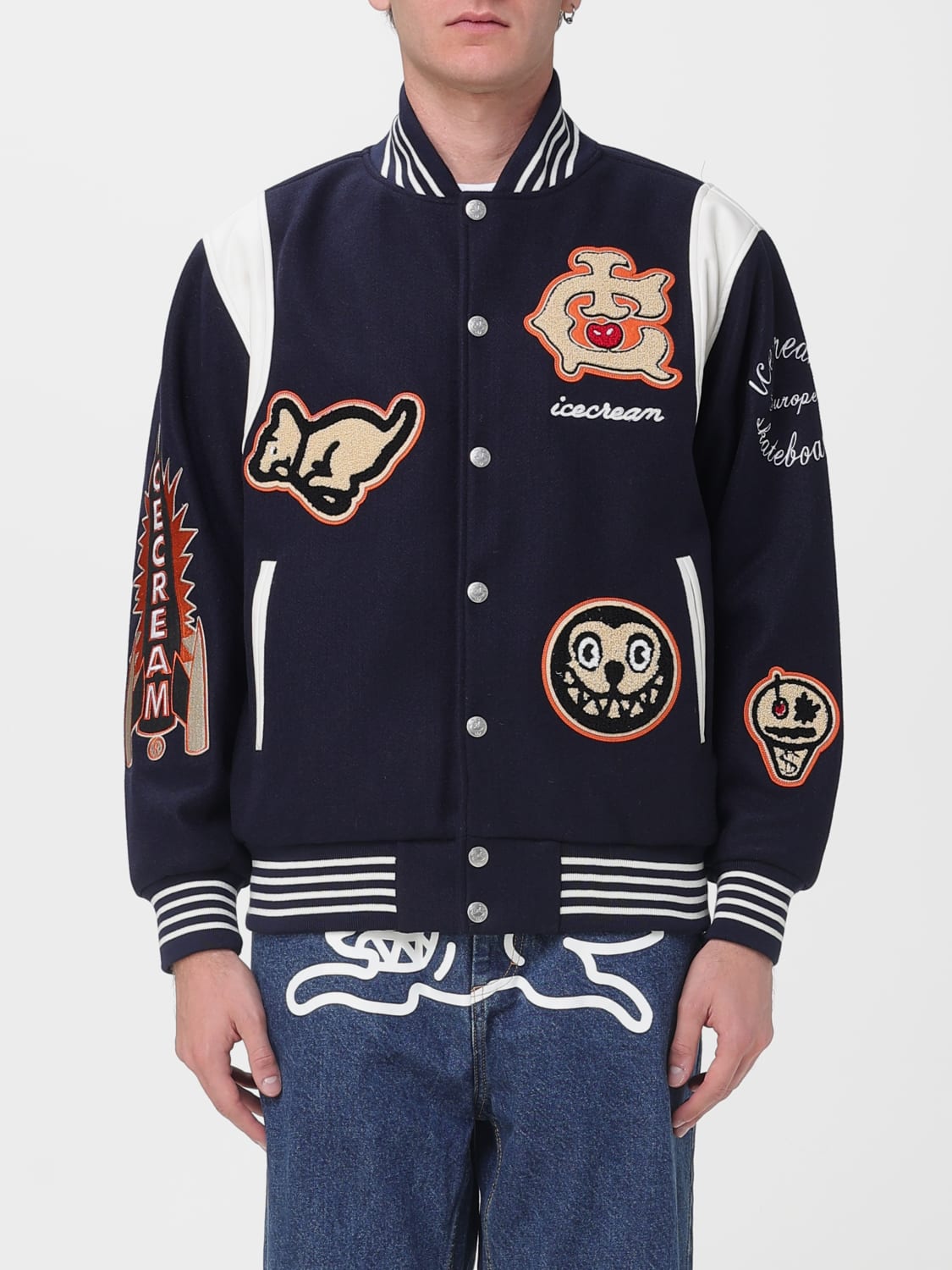 ICECREAM JACKET: Jacket men Icecream, Blue - Img 1