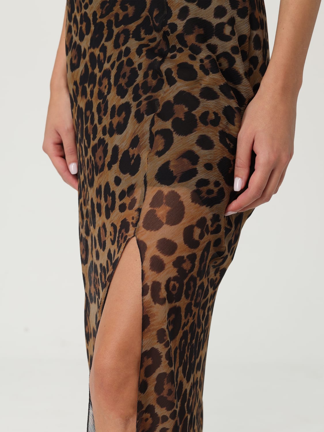 BLUMARINE 连衣裙: 连衣裙 女士 Blumarine, 棕色 - Img 4