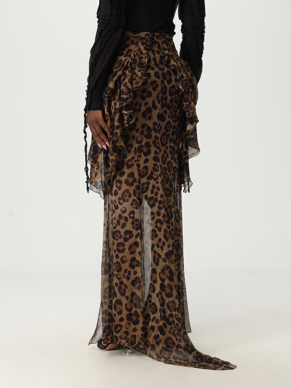 BLUMARINE SKIRT: Skirt woman Blumarine, Brown - Img 3