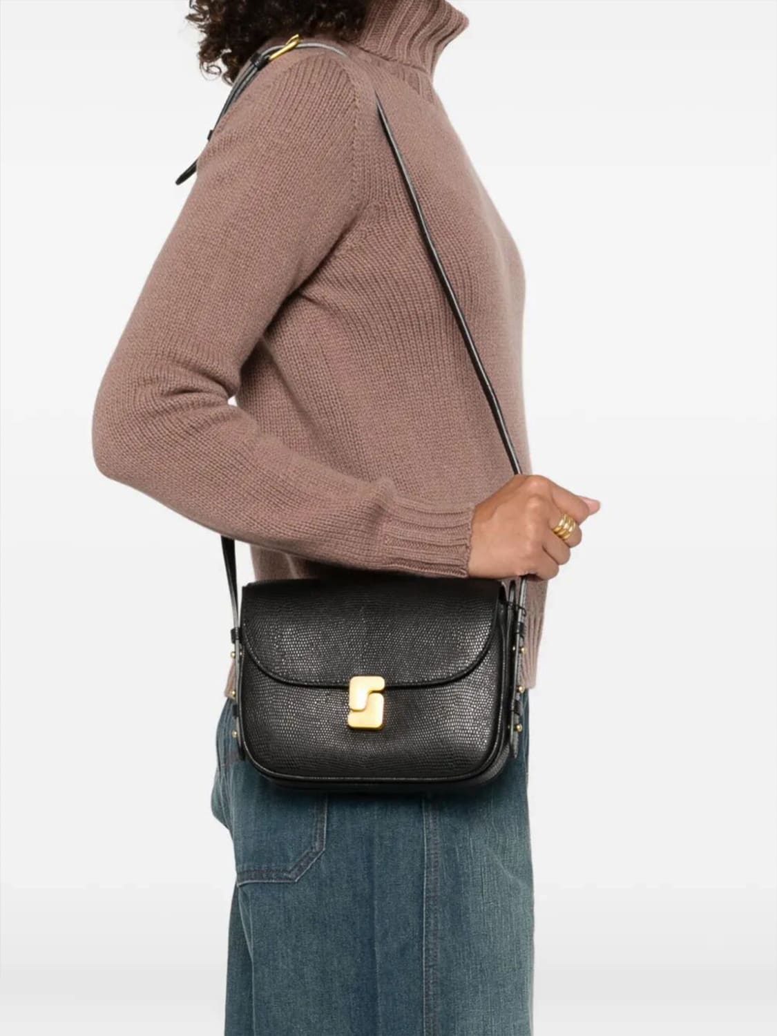 SOEUR MINI BAG: Shoulder bag woman Soeur, Black - Img 2