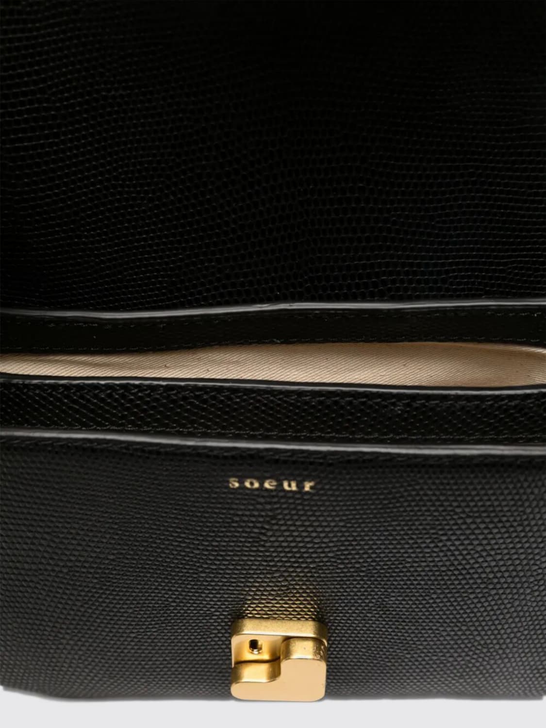 SOEUR MINI BAG: Shoulder bag woman Soeur, Black - Img 4