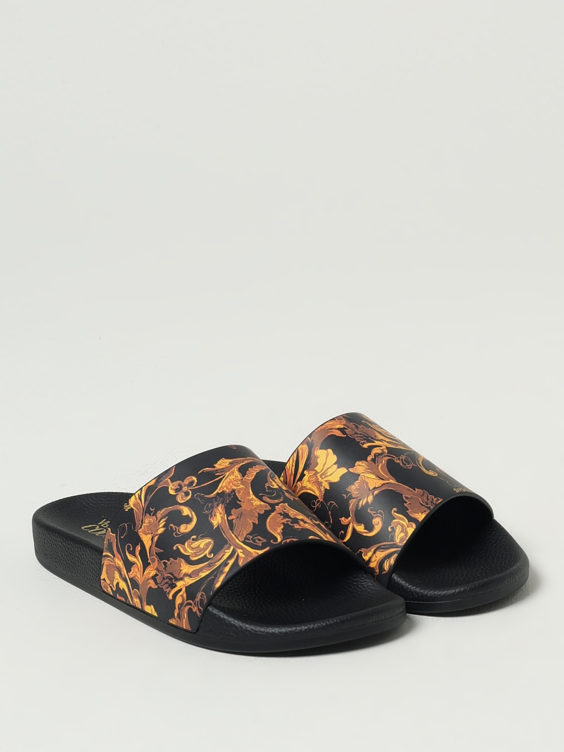 VERSACE JEANS COUTURE SANDALS: Sandals men Versace Jeans Couture, Black - Img 2