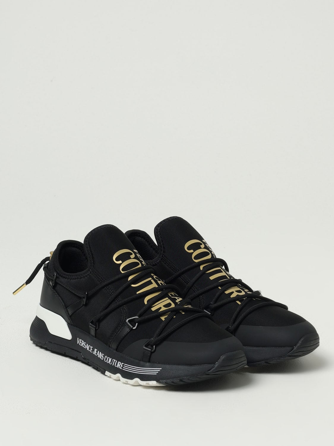 VERSACE JEANS COUTURE SNEAKERS: Schuhe herren Versace Jeans Couture, Schwarz - Img 2