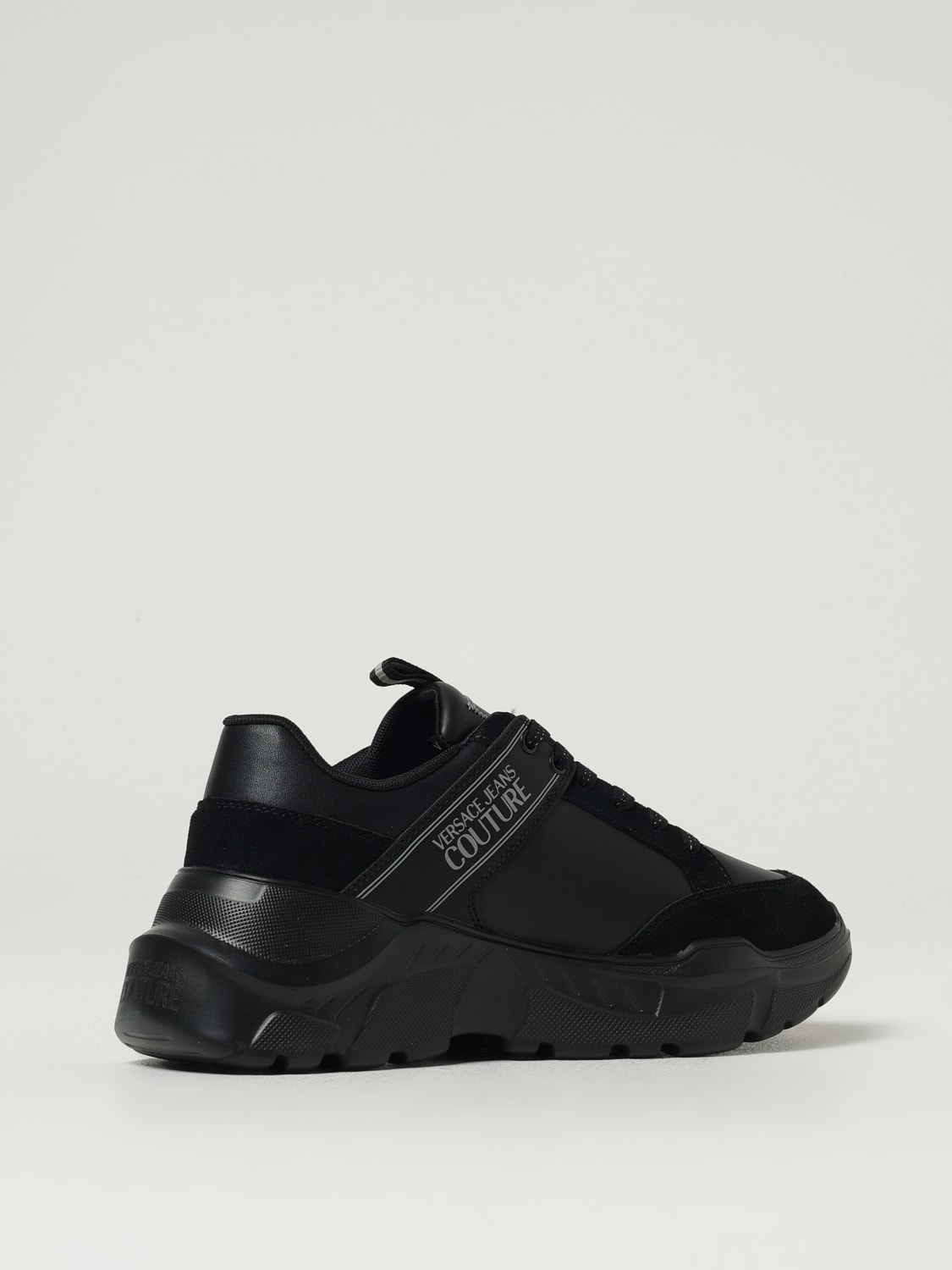 VERSACE JEANS COUTURE SNEAKERS: Shoes men Versace Jeans Couture, Black - Img 3