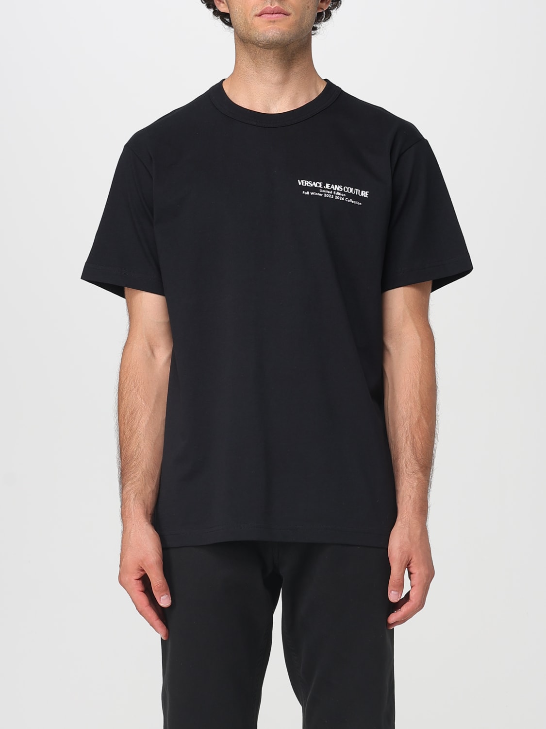 VERSACE JEANS COUTURE T-SHIRT: T-shirt men Versace Jeans Couture, Black - Img 1