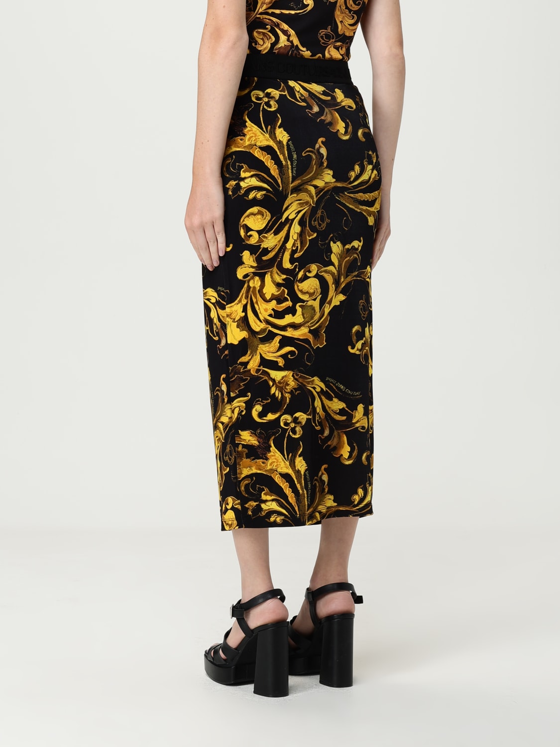 VERSACE JEANS COUTURE FALDA: Falda mujer Versace Jeans Couture, Negro - Img 2