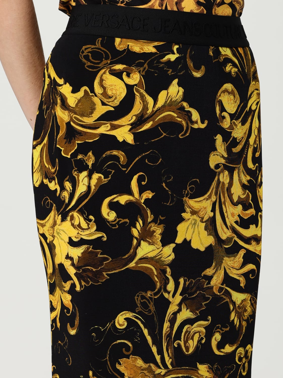 VERSACE JEANS COUTURE FALDA: Falda mujer Versace Jeans Couture, Negro - Img 3