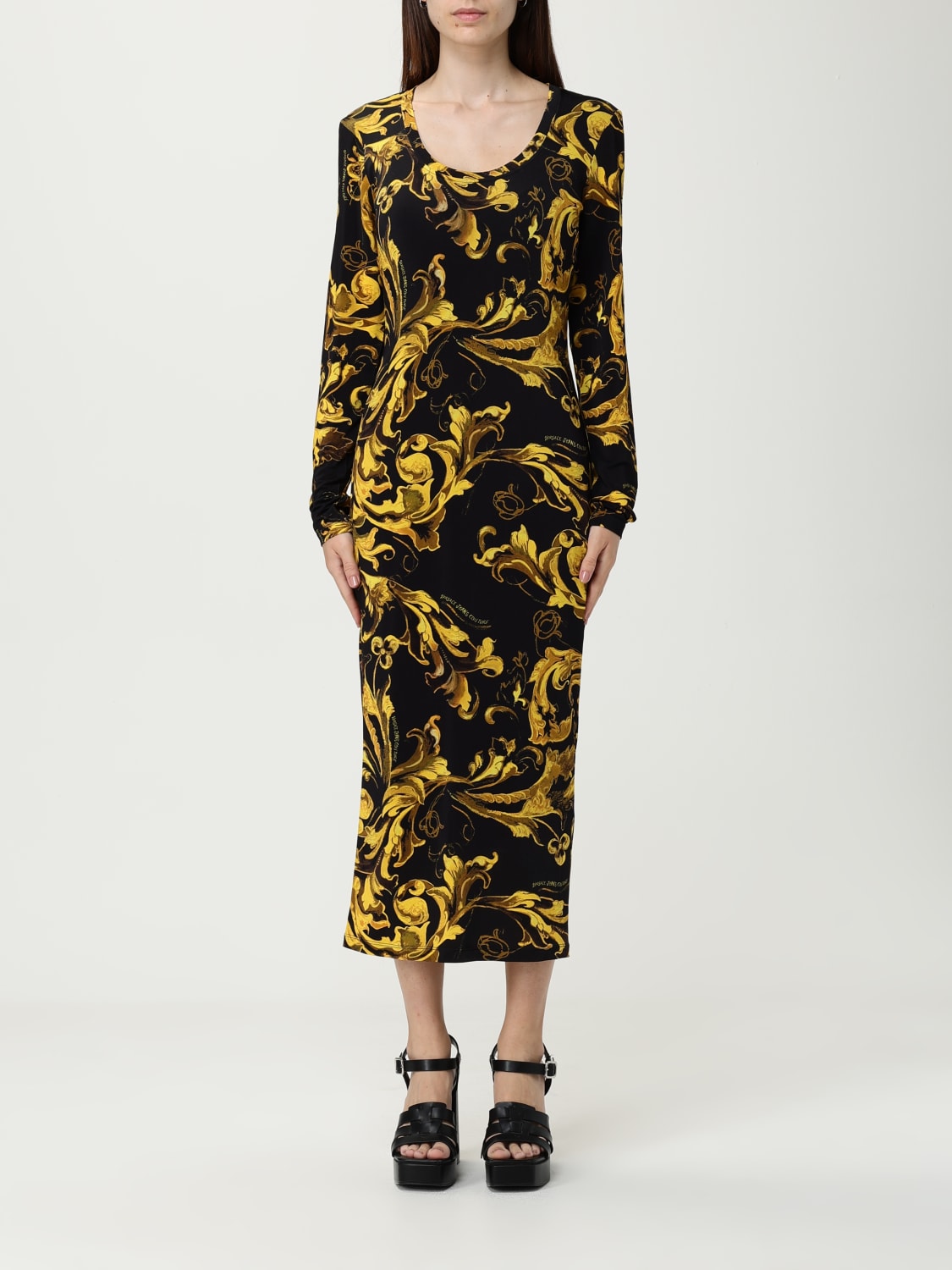 VERSACE JEANS COUTURE DRESS: Dress woman Versace Jeans Couture, Black - Img 1