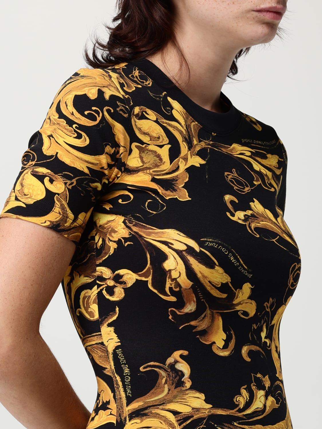 VERSACE JEANS COUTURE DRESS: Dress woman Versace Jeans Couture, Black - Img 3