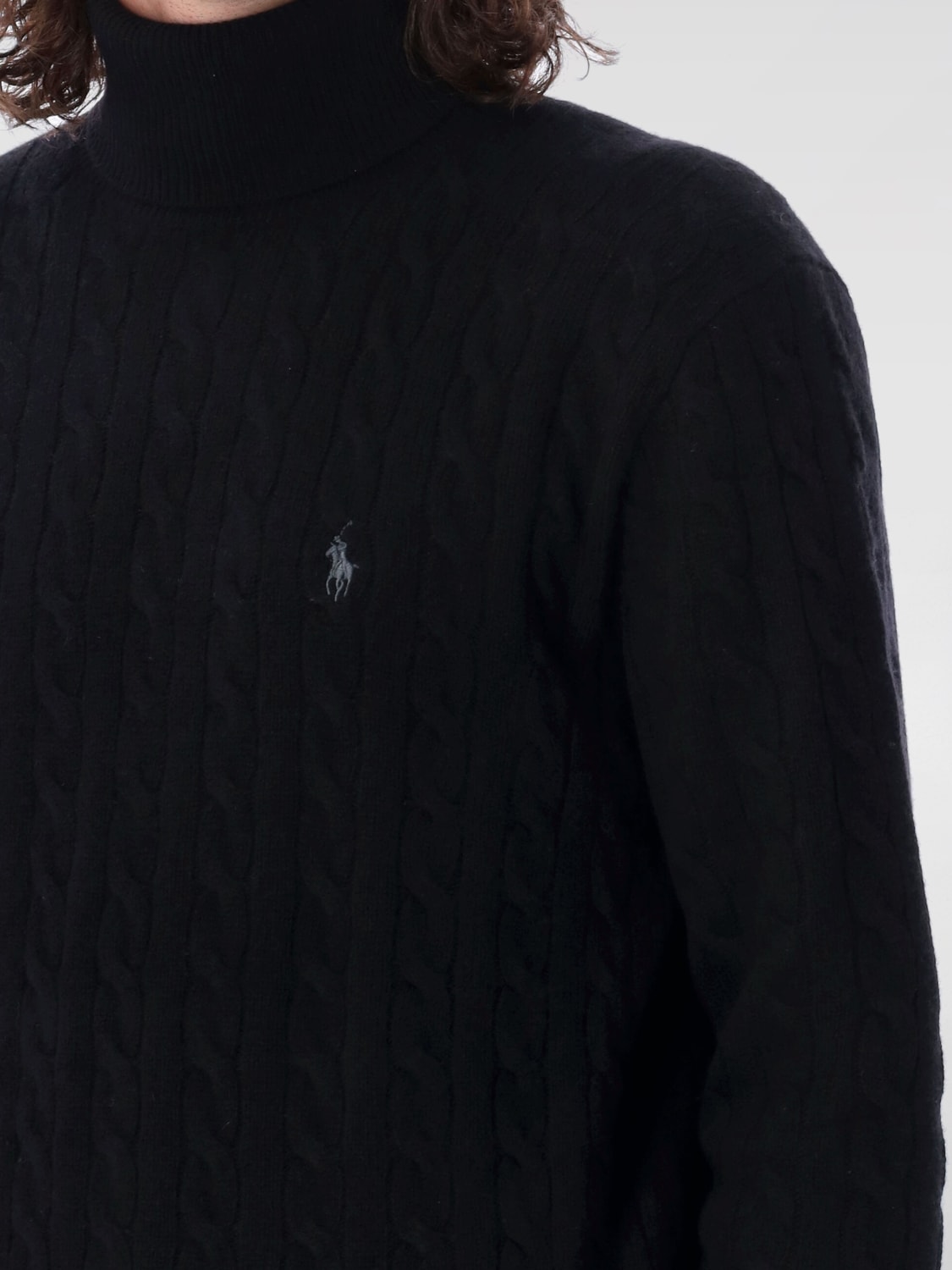 POLO RALPH LAUREN PULLOVER: Pullover herren Polo Ralph Lauren, Schwarz - Img 3