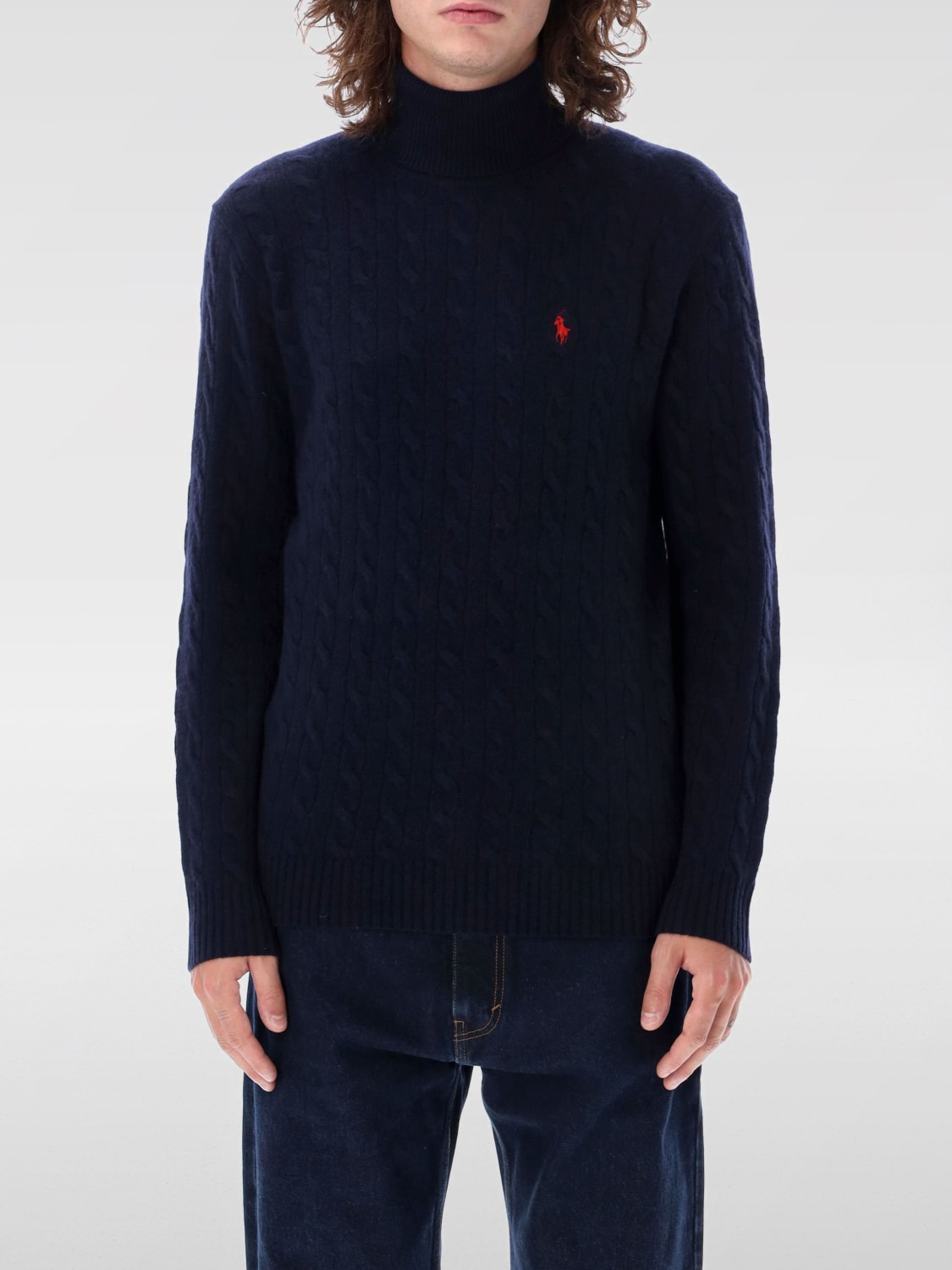 POLO RALPH LAUREN SWEATER: Sweater men Polo Ralph Lauren, Navy - Img 1