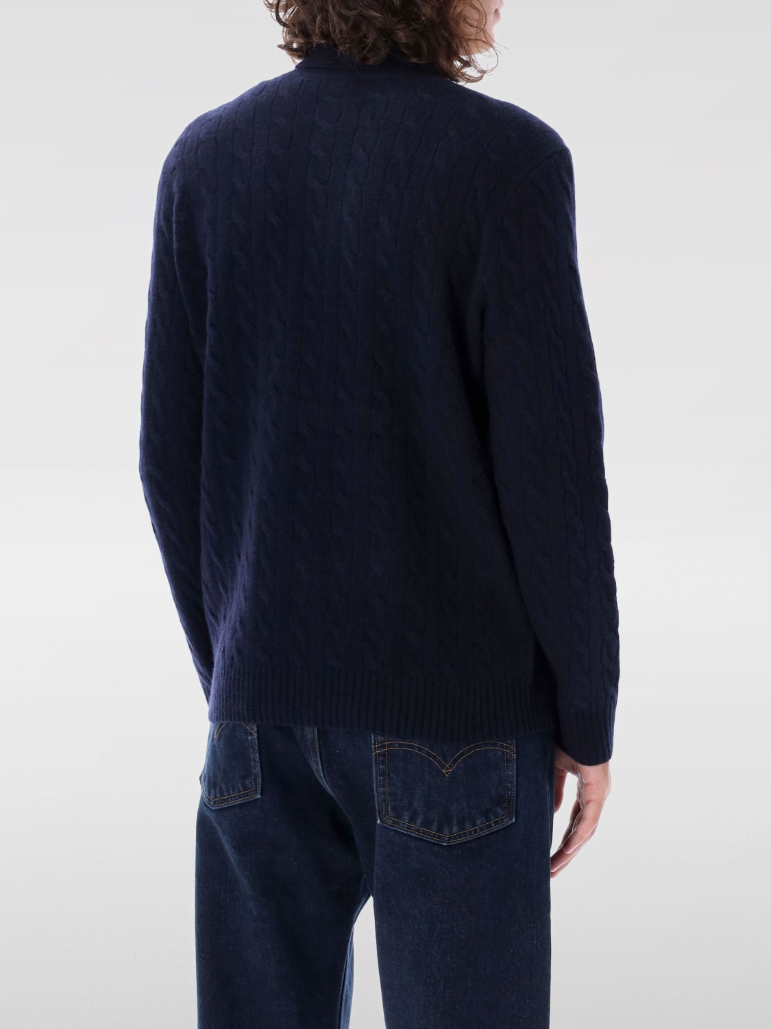 POLO RALPH LAUREN SWEATER: Sweater men Polo Ralph Lauren, Navy - Img 2