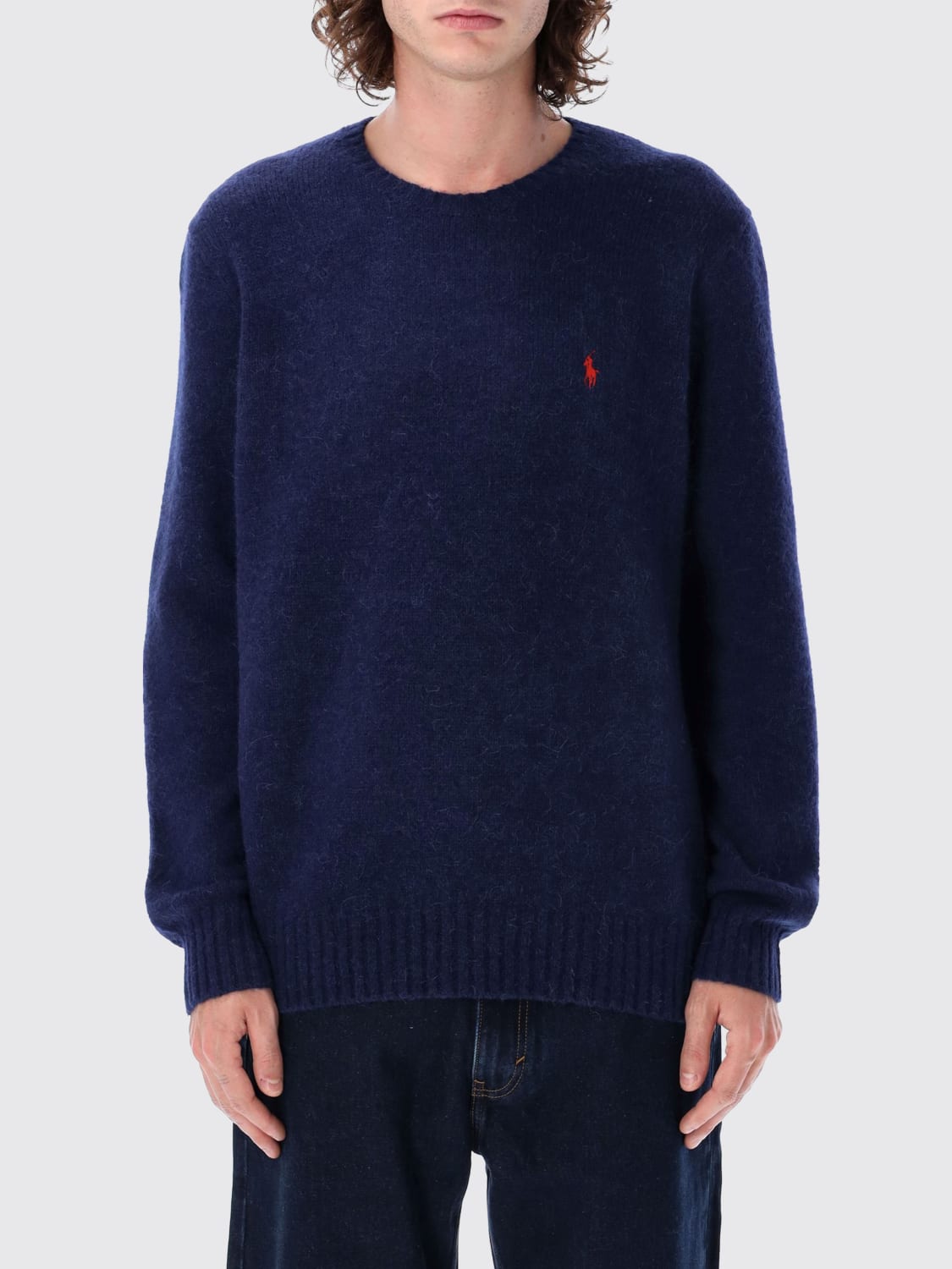 POLO RALPH LAUREN SWEATER: Sweater men Polo Ralph Lauren, Blue - Img 1