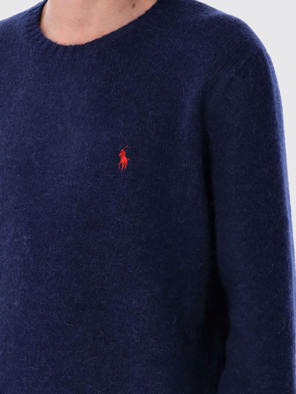 POLO RALPH LAUREN SWEATER: Sweater men Polo Ralph Lauren, Blue - Img 3
