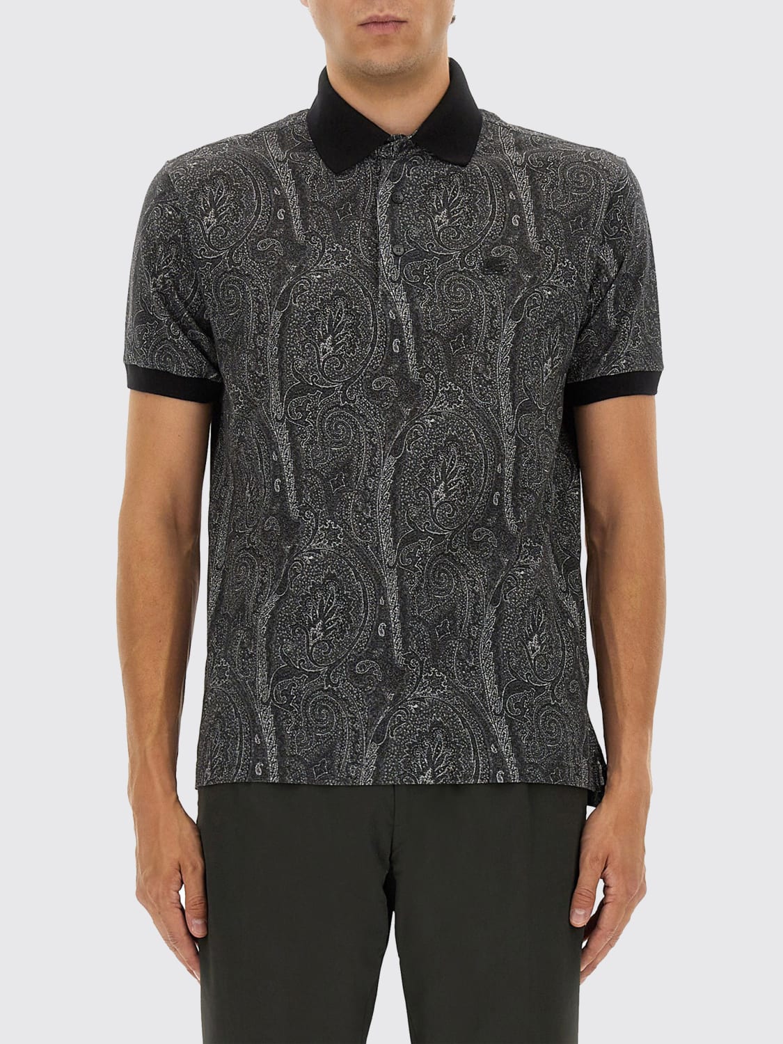ETRO POLO SHIRT: Polo shirt men Etro, Black - Img 1