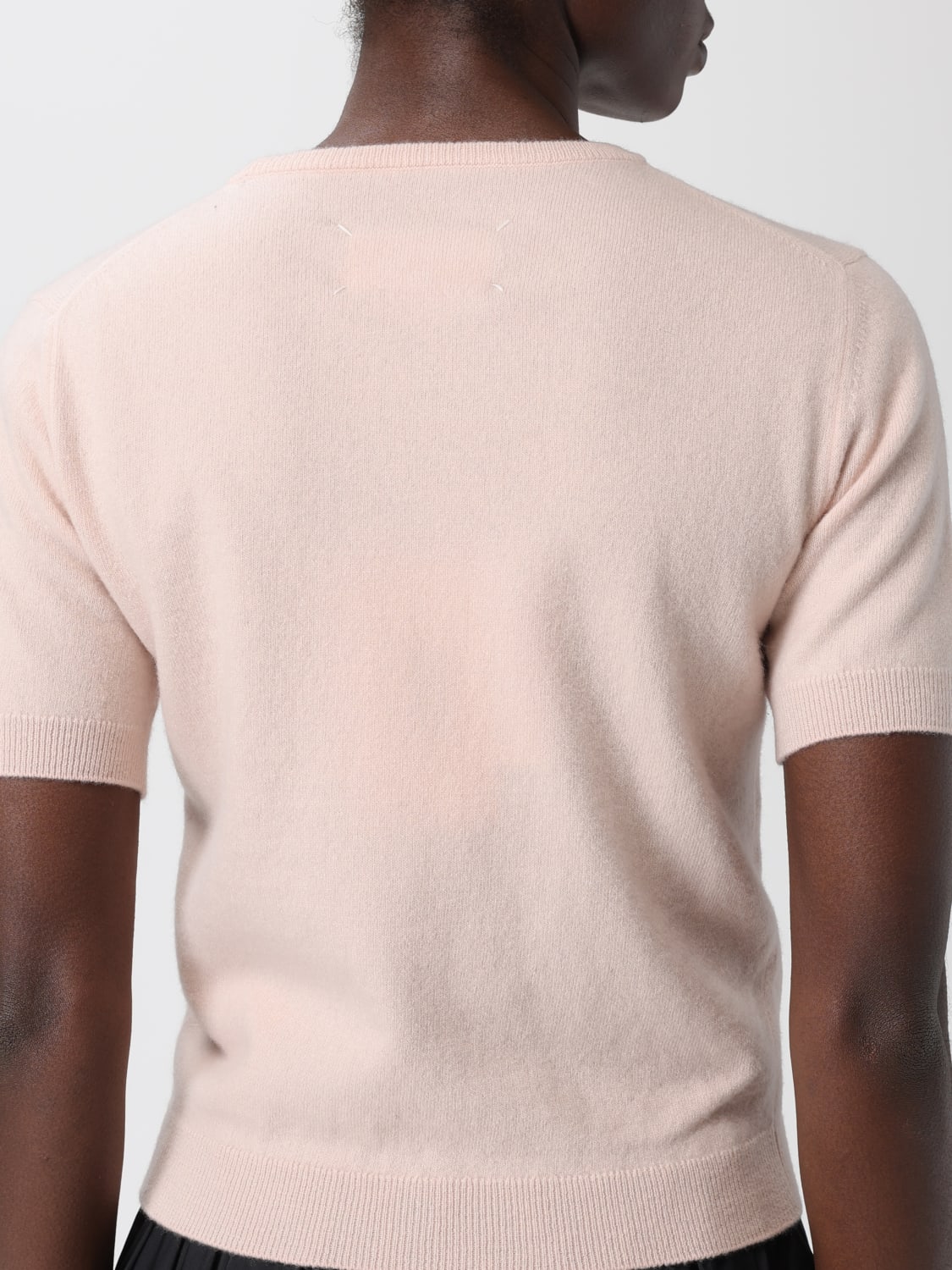 MAISON MARGIELA PULL: Pull femme Maison Margiela, Rose - Img 4