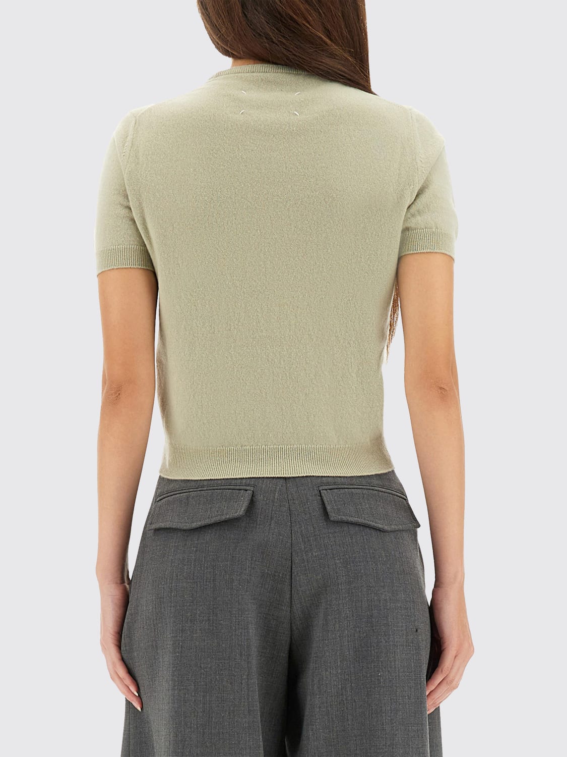MAISON MARGIELA SWEATER: Sweater woman Maison Margiela, Green - Img 3