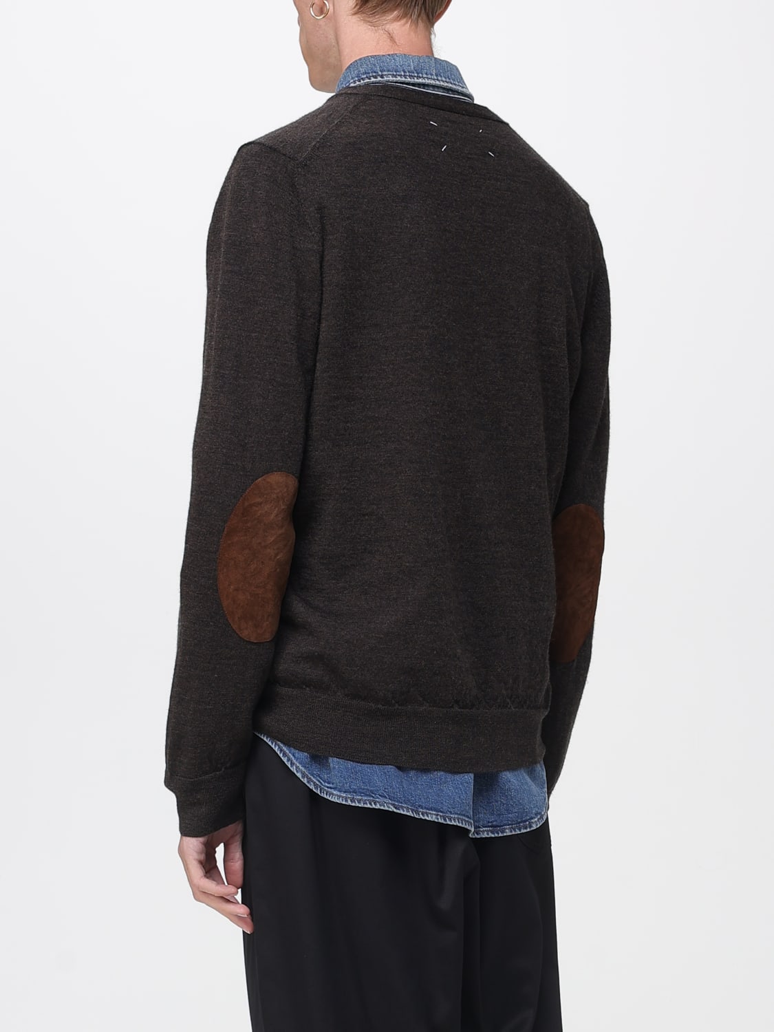 MAISON MARGIELA SWEATER: Sweater men Maison Margiela, Brown - Img 3