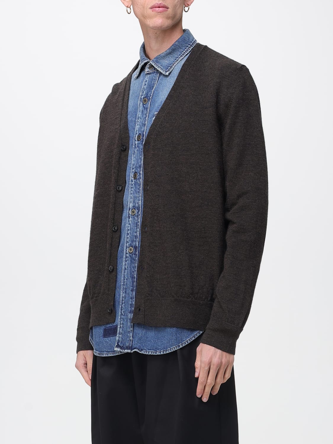 MAISON MARGIELA SWEATER: Sweater men Maison Margiela, Brown - Img 4