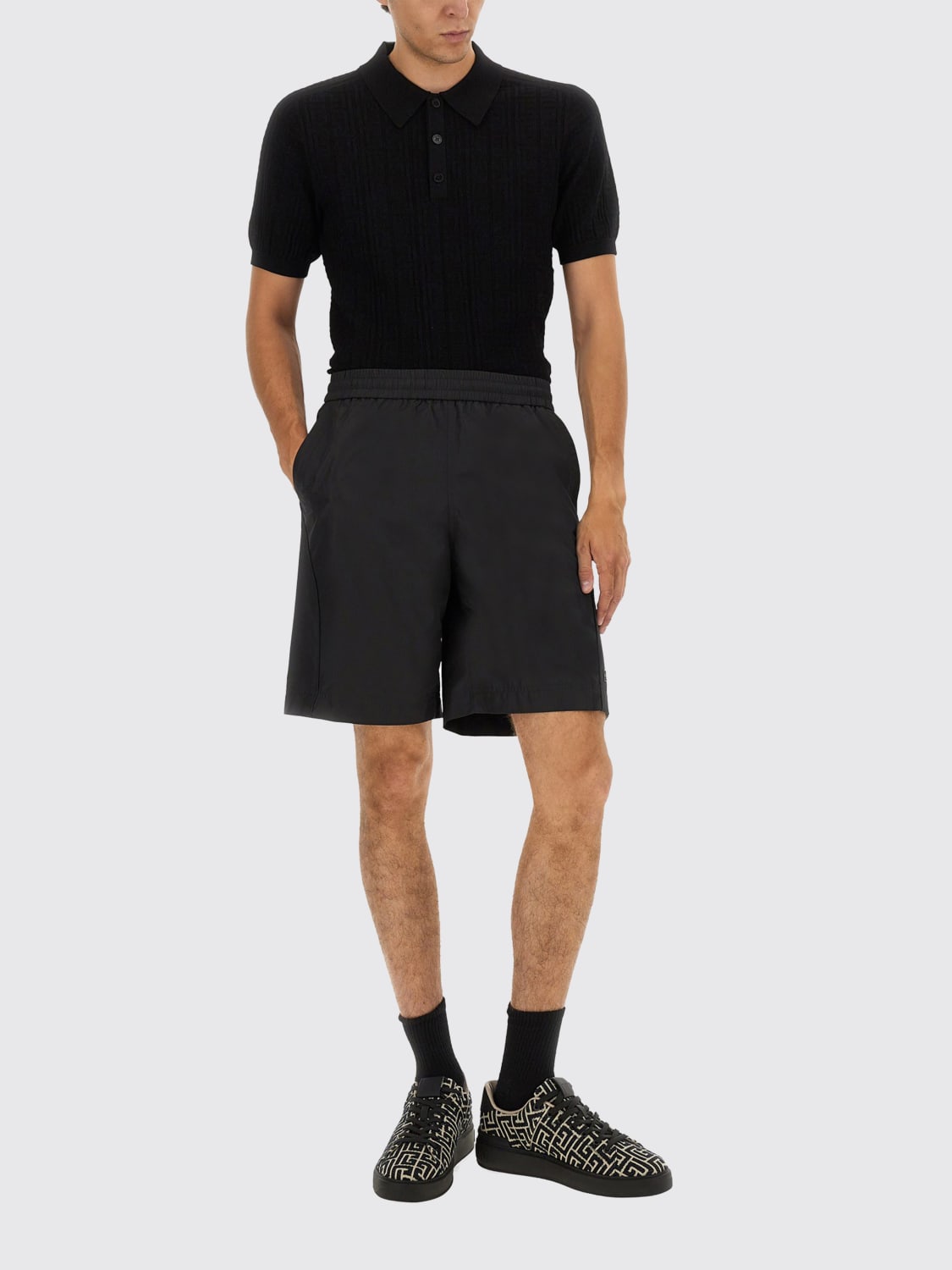 BALMAIN POLO: Polo hombre Balmain, Negro - Img 2