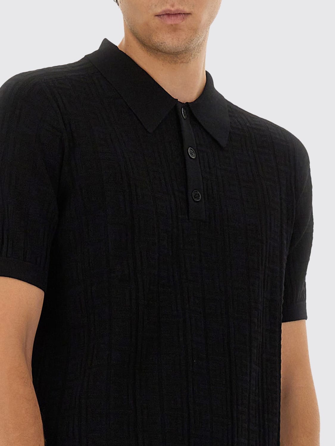 BALMAIN POLO: Polo hombre Balmain, Negro - Img 4