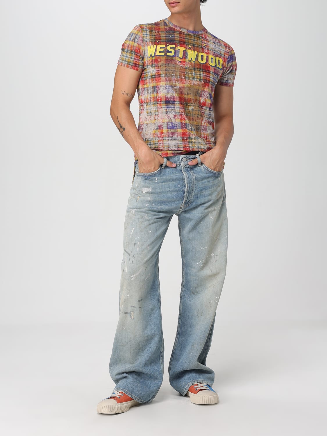 VIVIENNE WESTWOOD T-SHIRT: Tank top men Vivienne Westwood, Red - Img 2