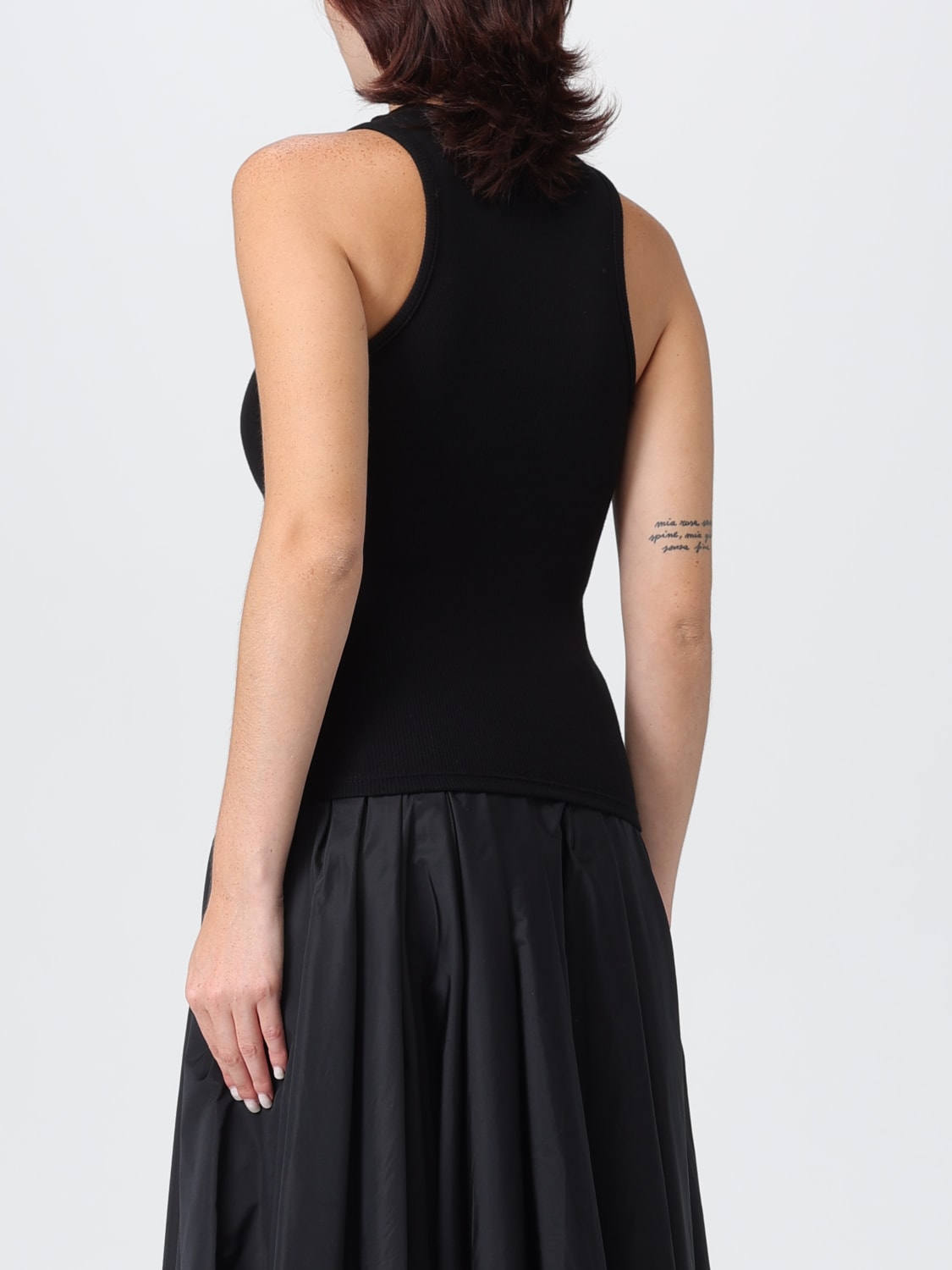 VIVIENNE WESTWOOD T-SHIRTS: Canotta basic Vivienne Westwood in cotone stretch , Nero - Img 3