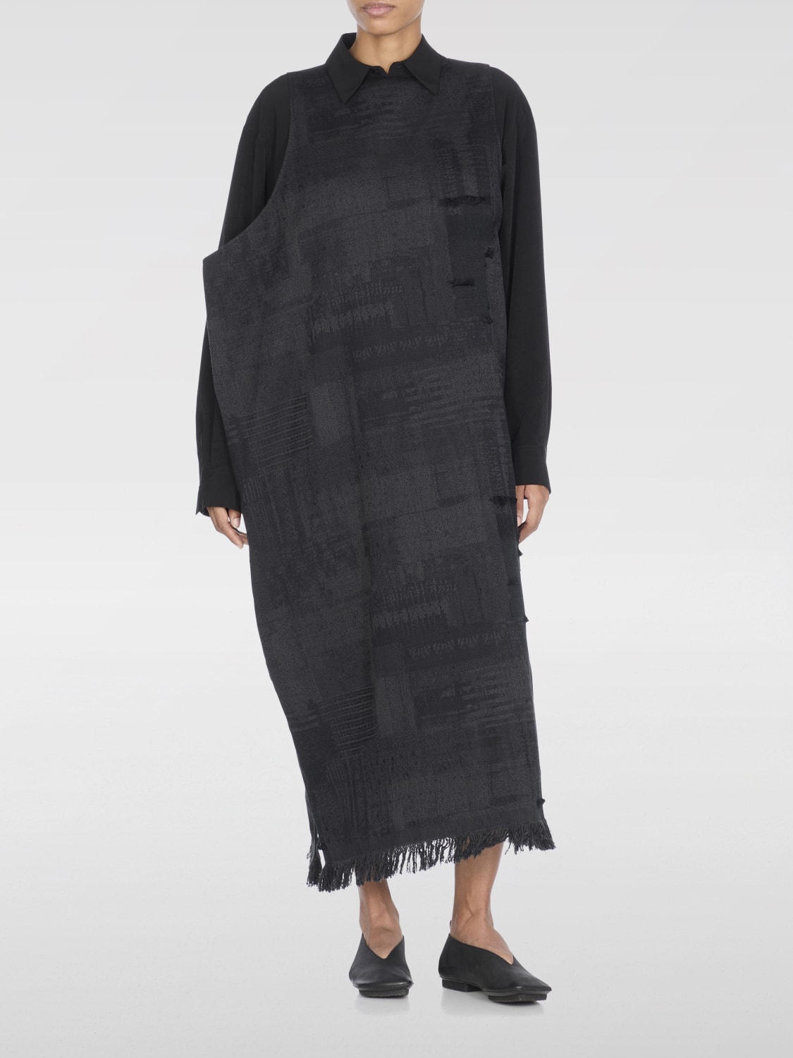 Y'S ROBE: Robes femme Y's, Gris - Img 3