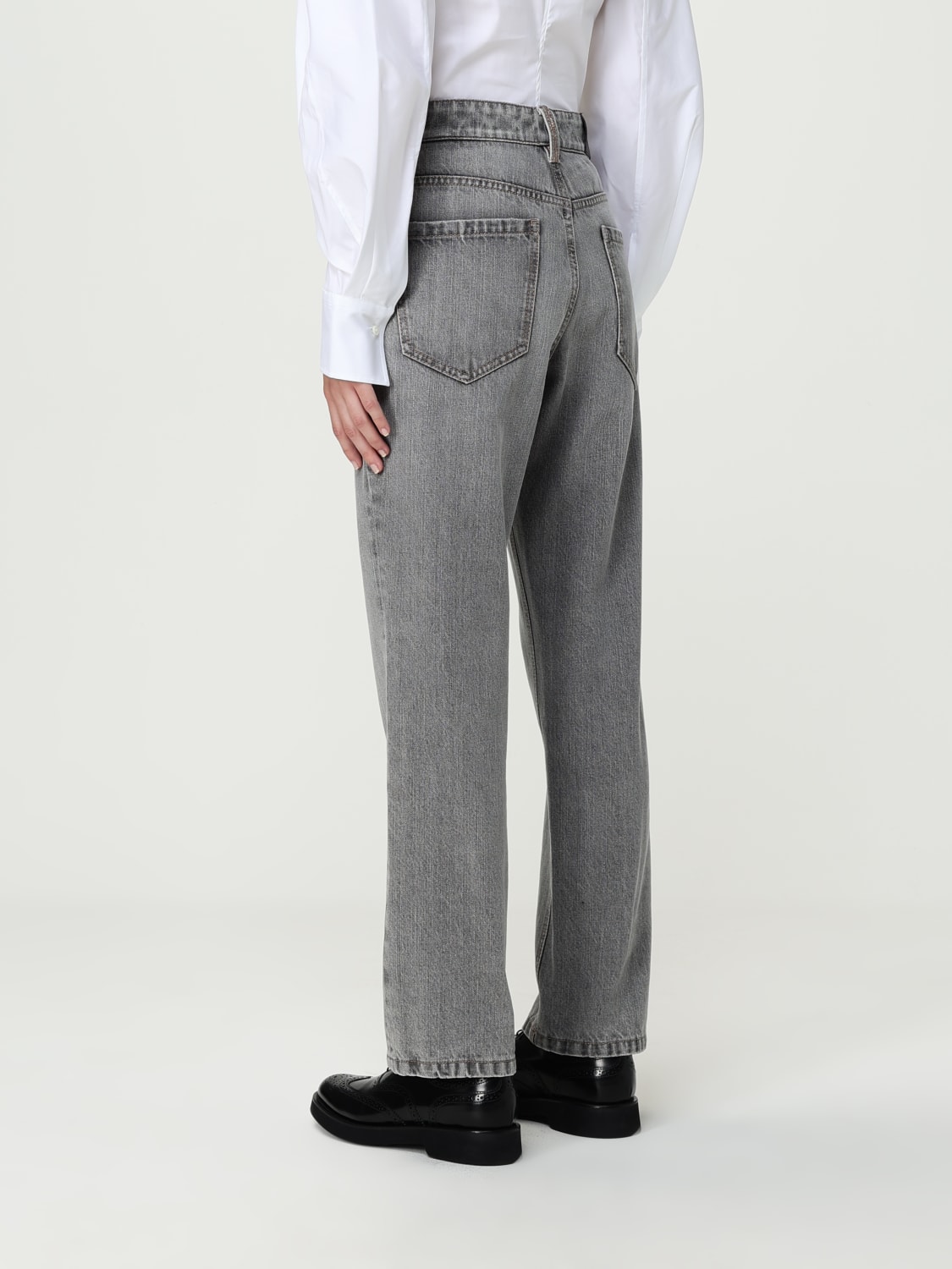 BRUNELLO CUCINELLI JEANS: Jeans herren Brunello Cucinelli, Grau - Img 3