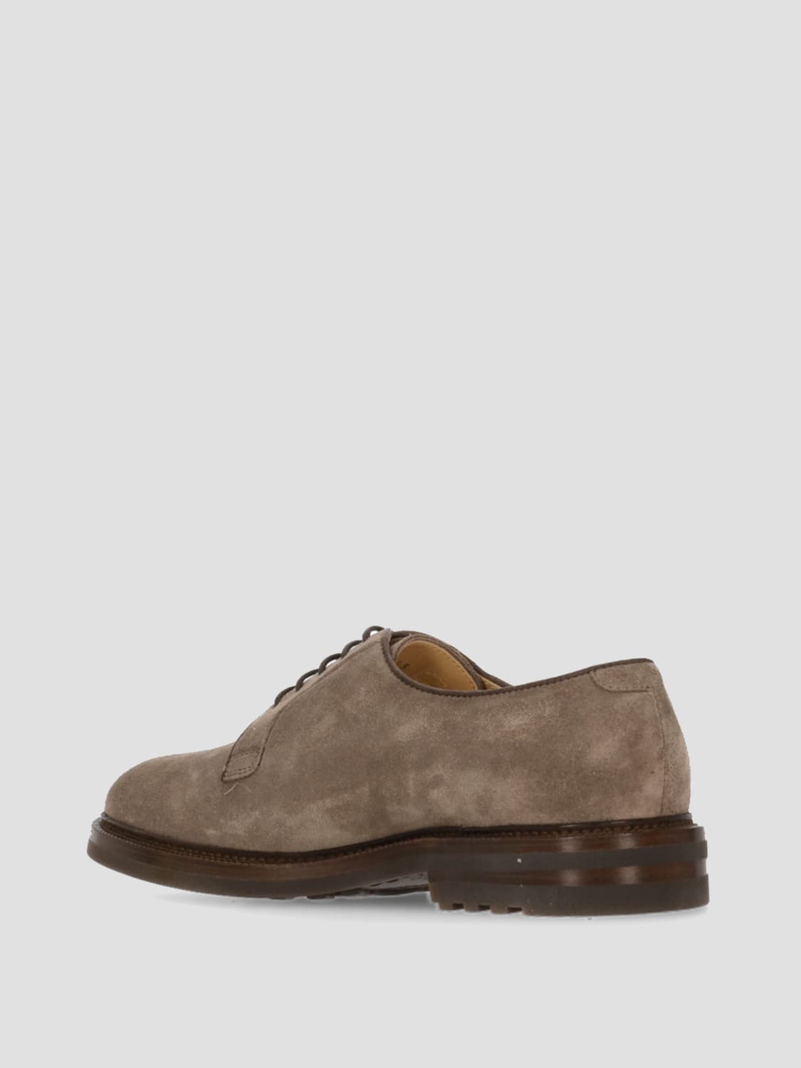 BRUNELLO CUCINELLI 系带鞋: 鞋 男士 Brunello Cucinelli, 棕色 - Img 3