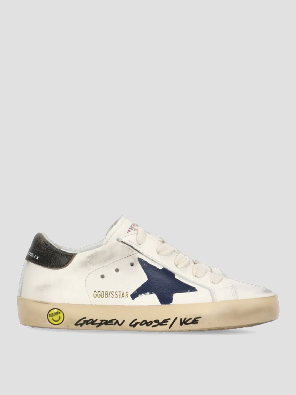 GOLDEN GOOSE ZAPATILLAS: Zapatos niños Golden Goose, Blanco - Img 1