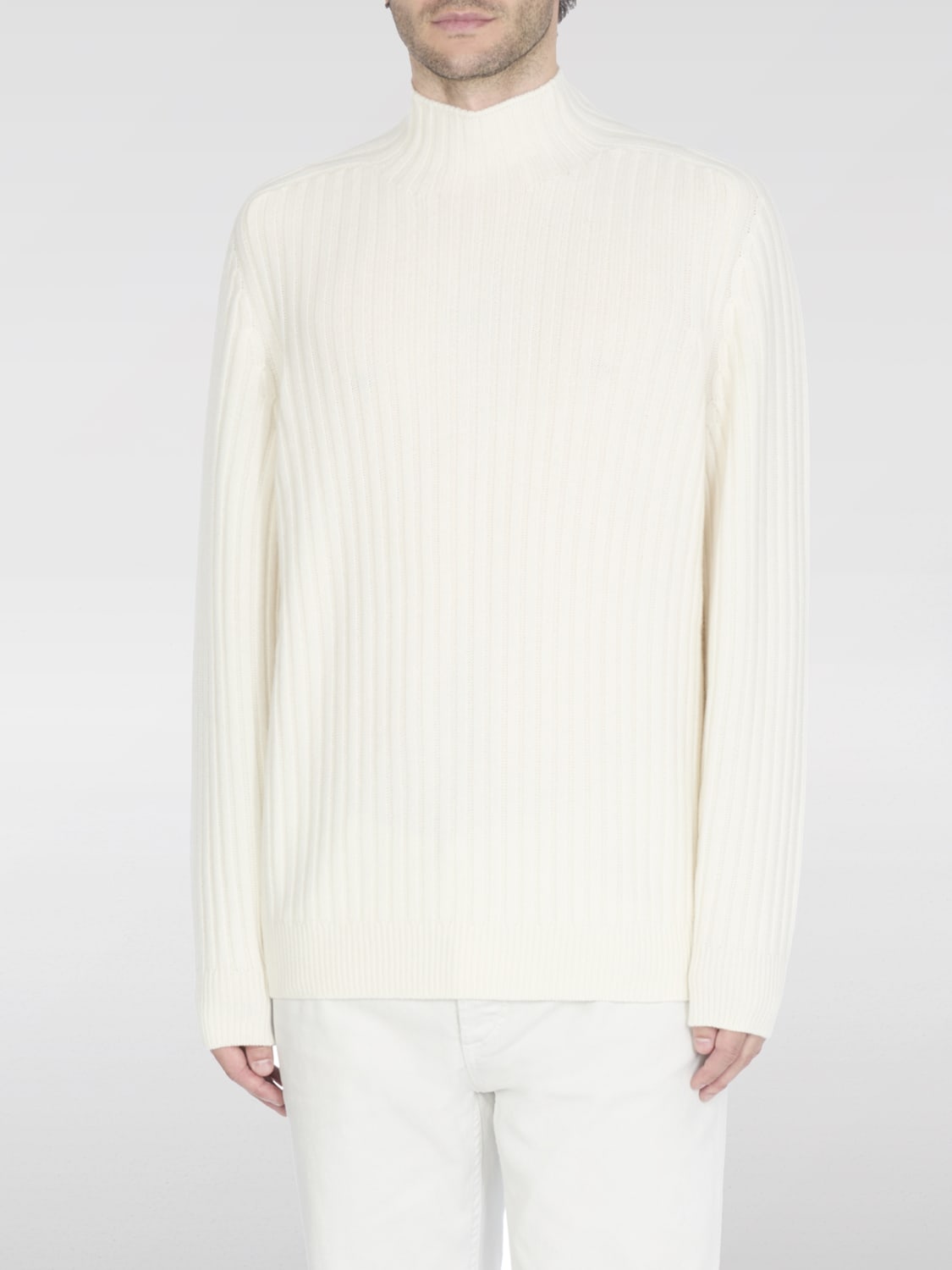 BRUNELLO CUCINELLI PULLOVER: Pullover herren Brunello Cucinelli, Ivory - Img 1