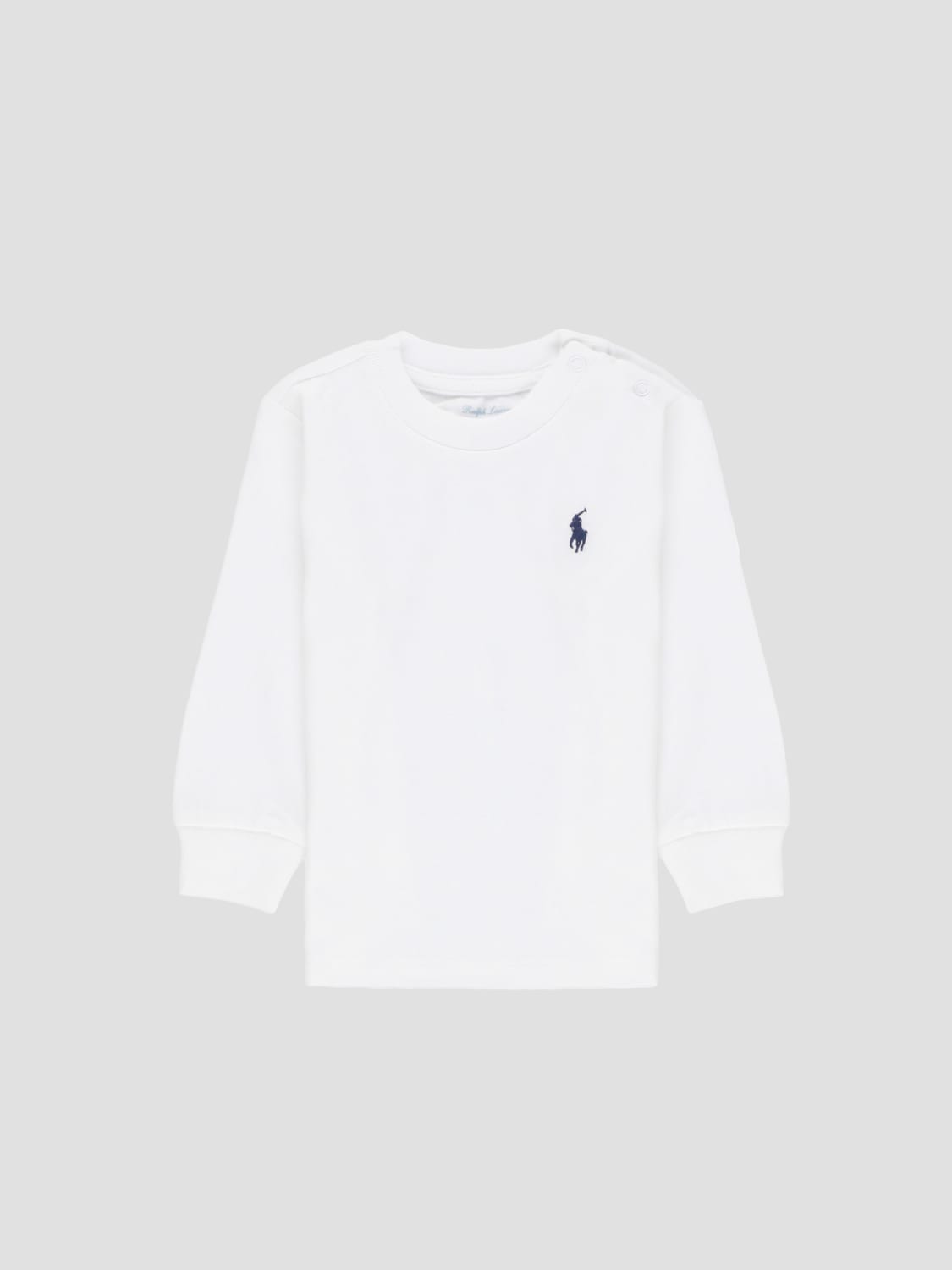 POLO RALPH LAUREN SWEATER: Sweater kids Polo Ralph Lauren, White - Img 1