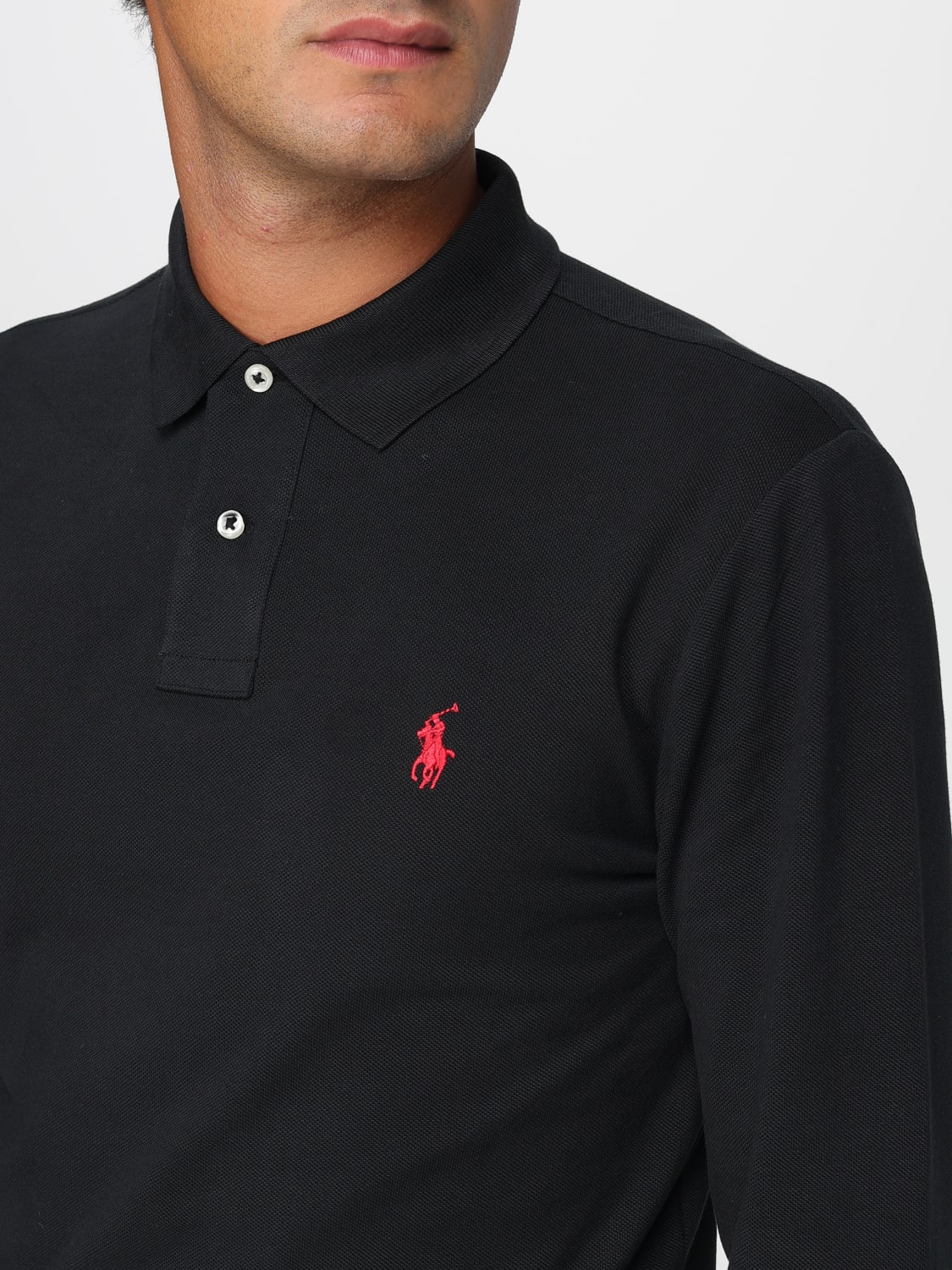 POLO RALPH LAUREN POLO: Polo in cotone Polo Ralph Lauren, Nero - Img 3