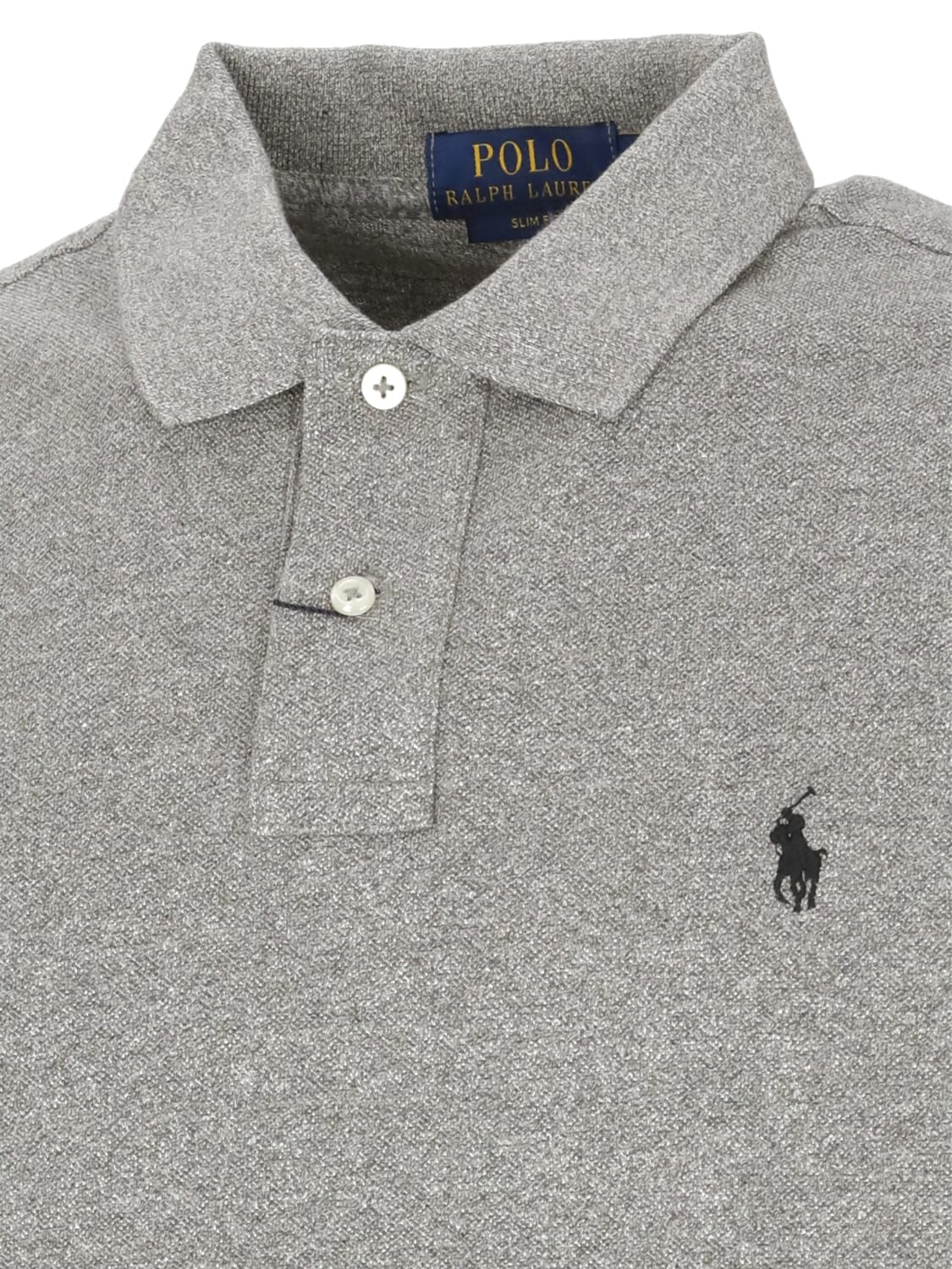 POLO RALPH LAUREN POLO: Polo in cotone Polo Ralph Lauren, Grigio - Img 1