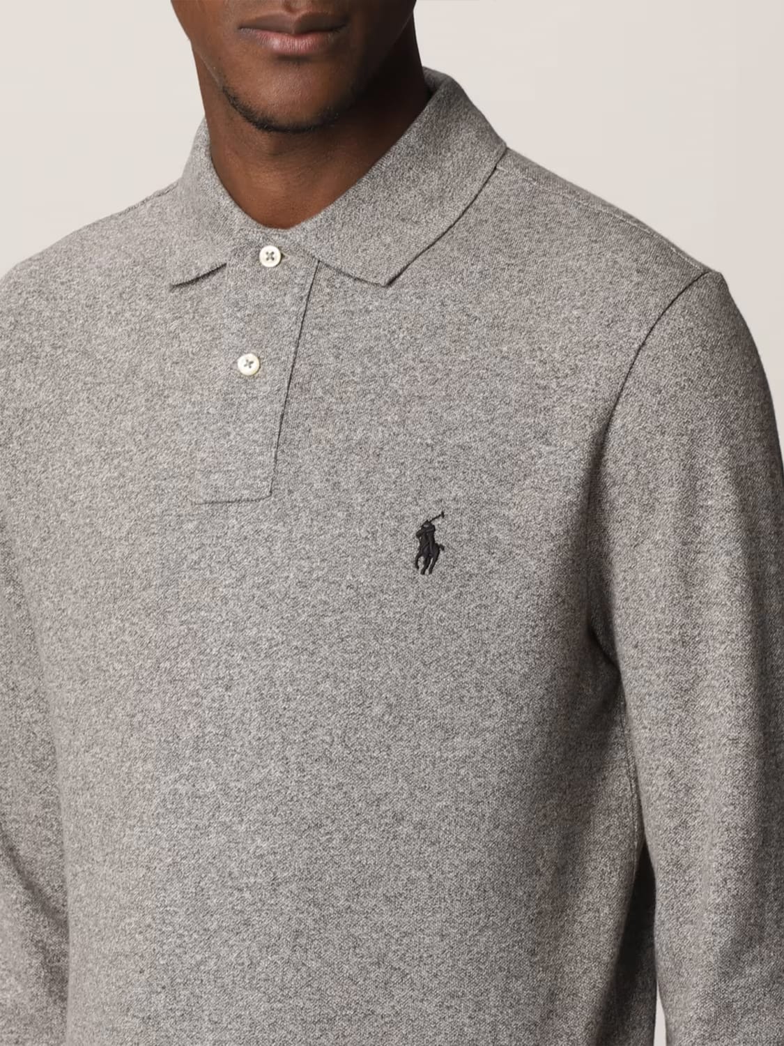 POLO RALPH LAUREN POLO: Polo in cotone Polo Ralph Lauren, Grigio - Img 4