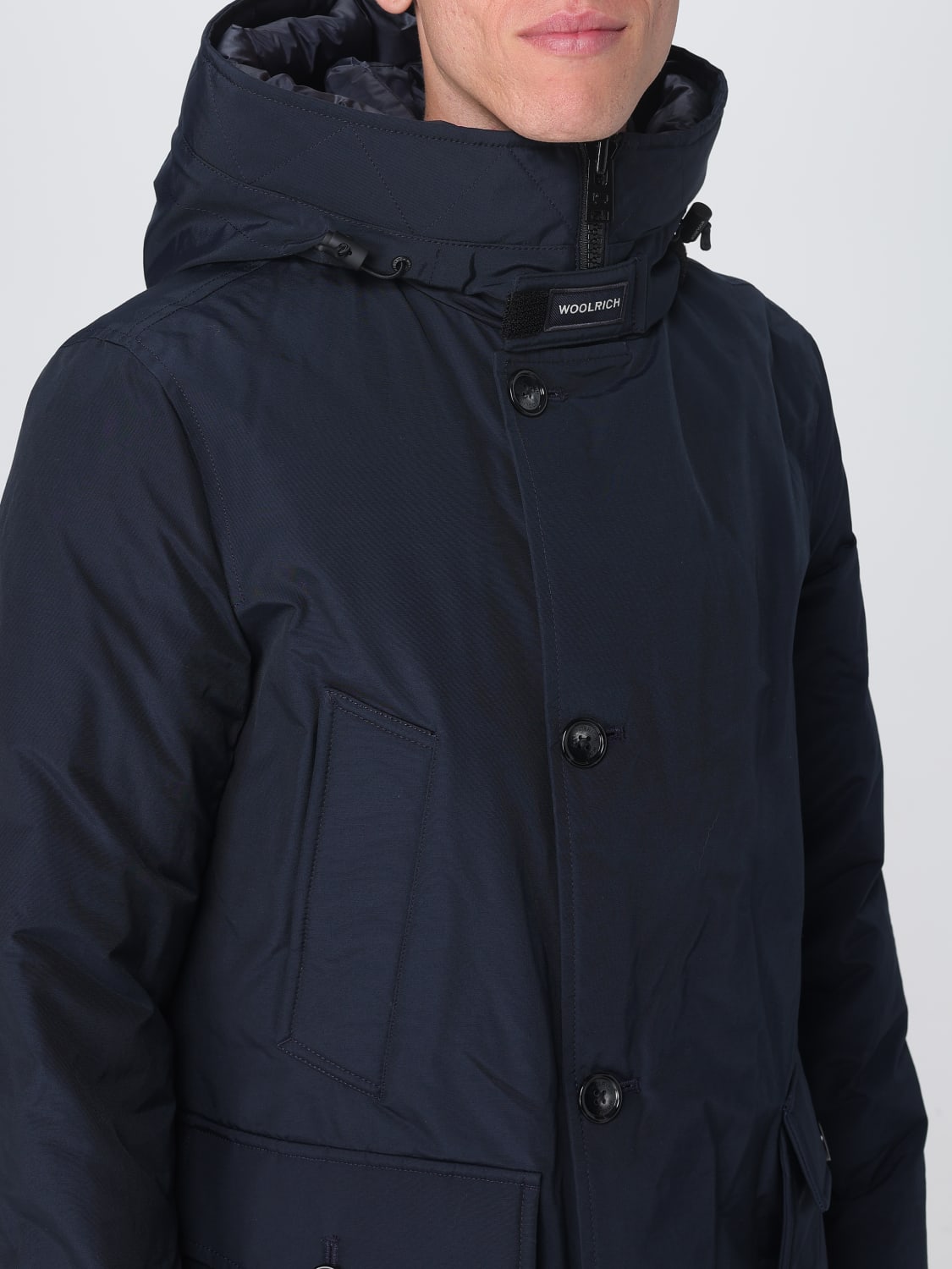 WOOLRICH COAT: Coat men Woolrich, Blue - Img 4