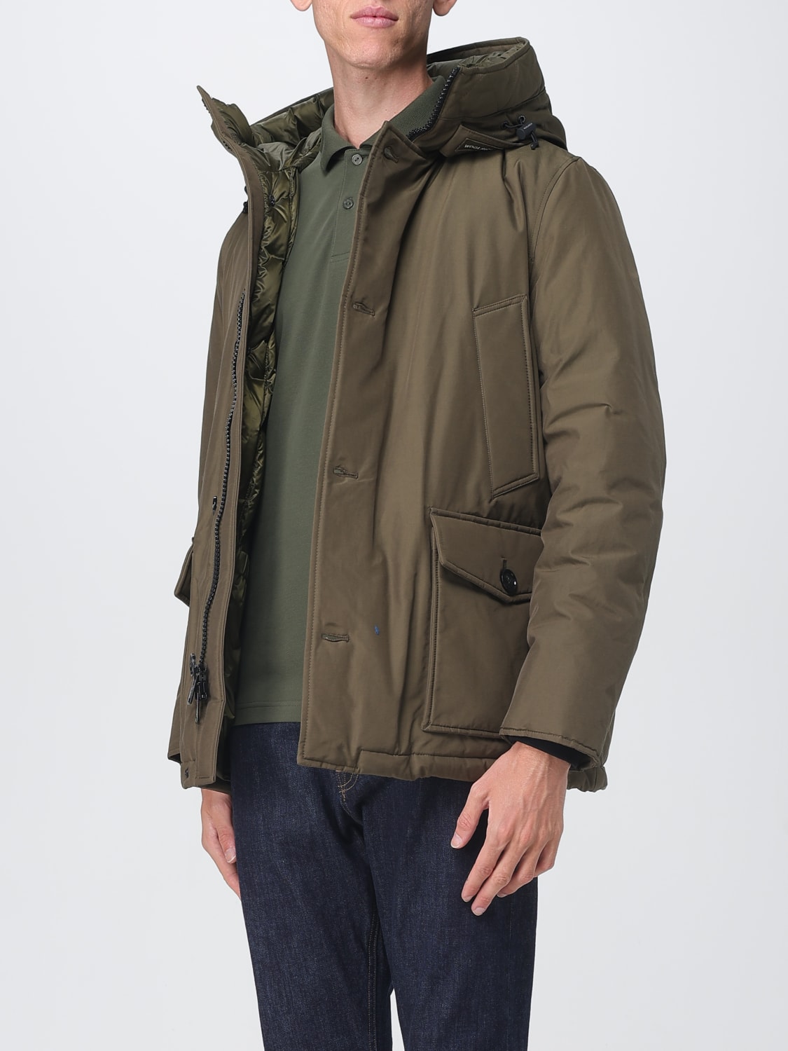 WOOLRICH MANTEL: Mantel herren Woolrich, Grün - Img 3