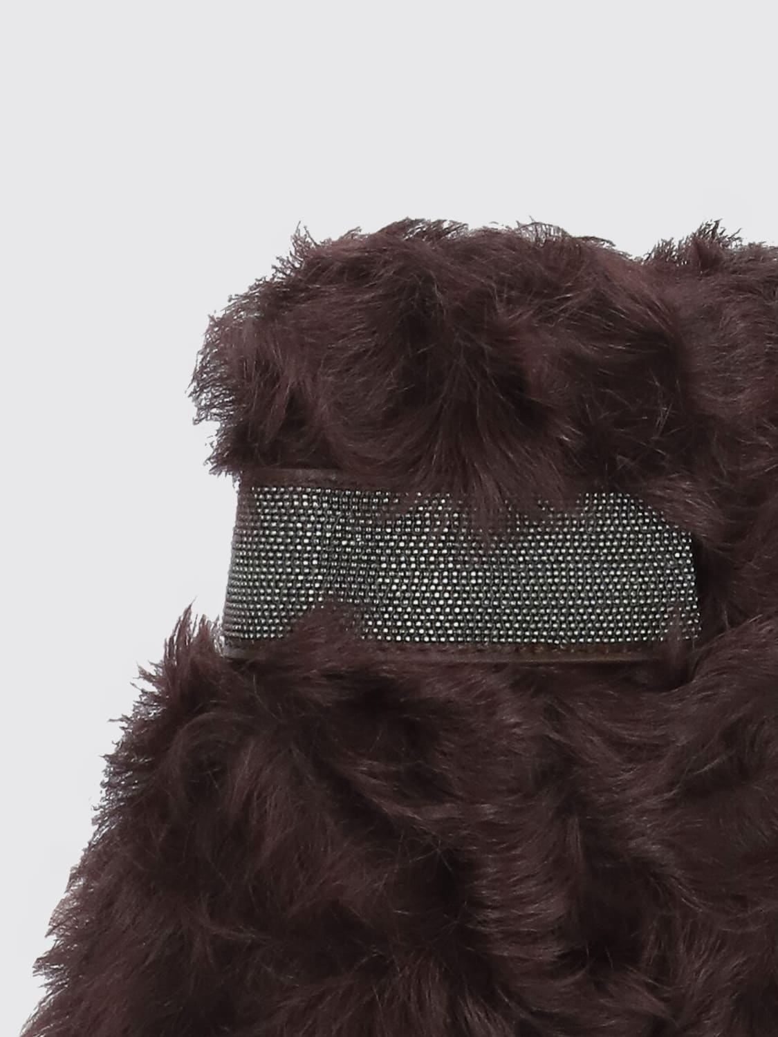 BRUNELLO CUCINELLI CLUTCH: Bolso de hombro mujer Brunello Cucinelli, Granate - Img 4