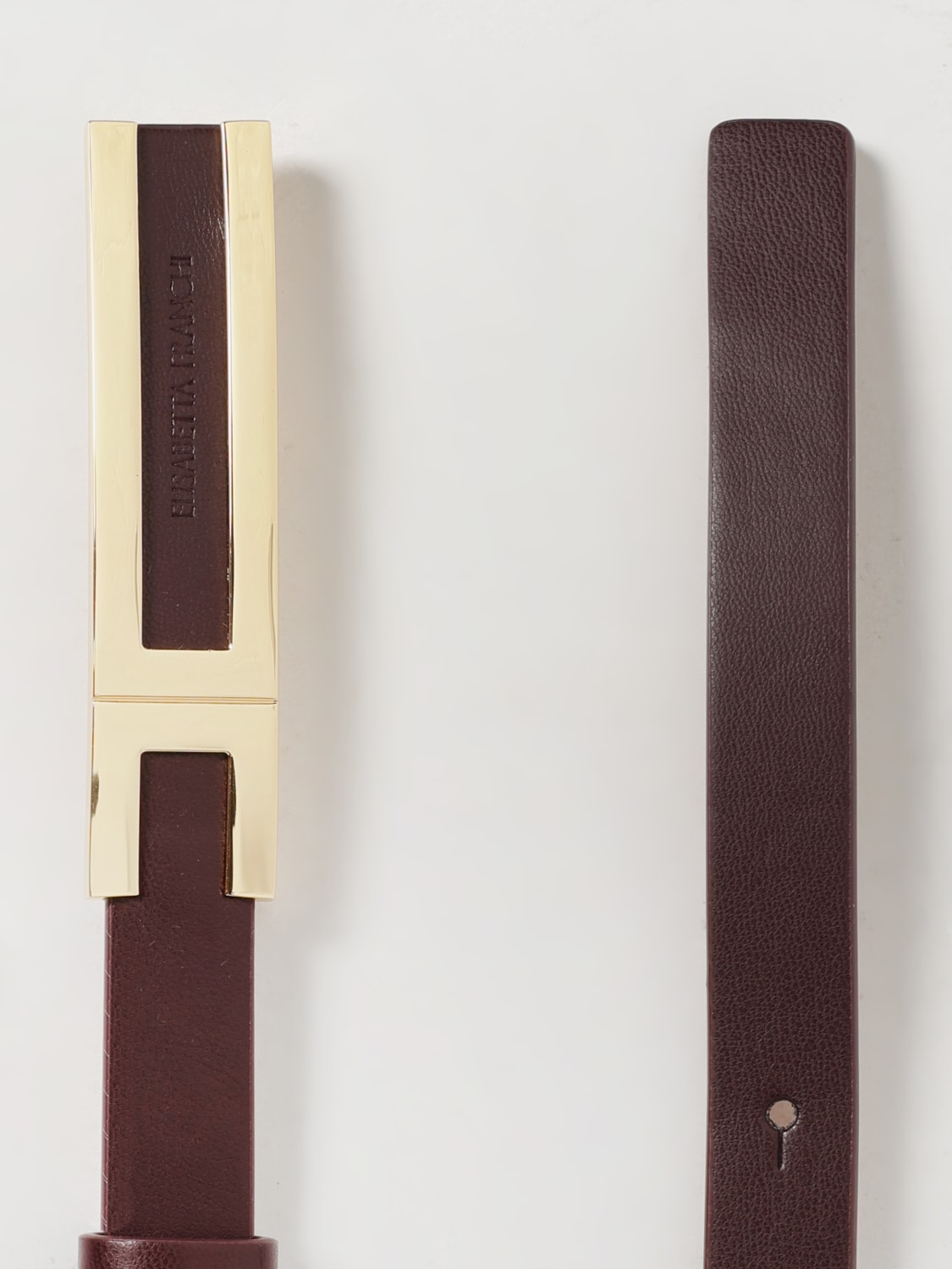 ELISABETTA FRANCHI BELT: Belt woman Elisabetta Franchi, Wine - Img 3