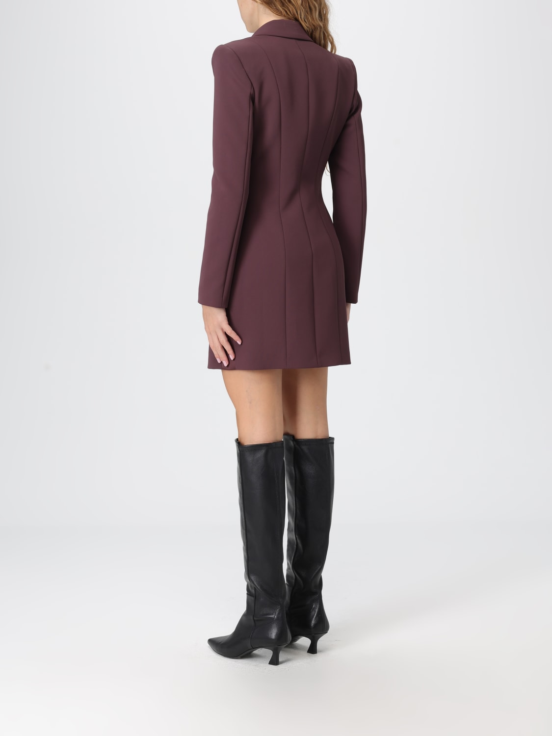 ELISABETTA FRANCHI ROBE: Robes femme Elisabetta Franchi, Rouge - Img 2